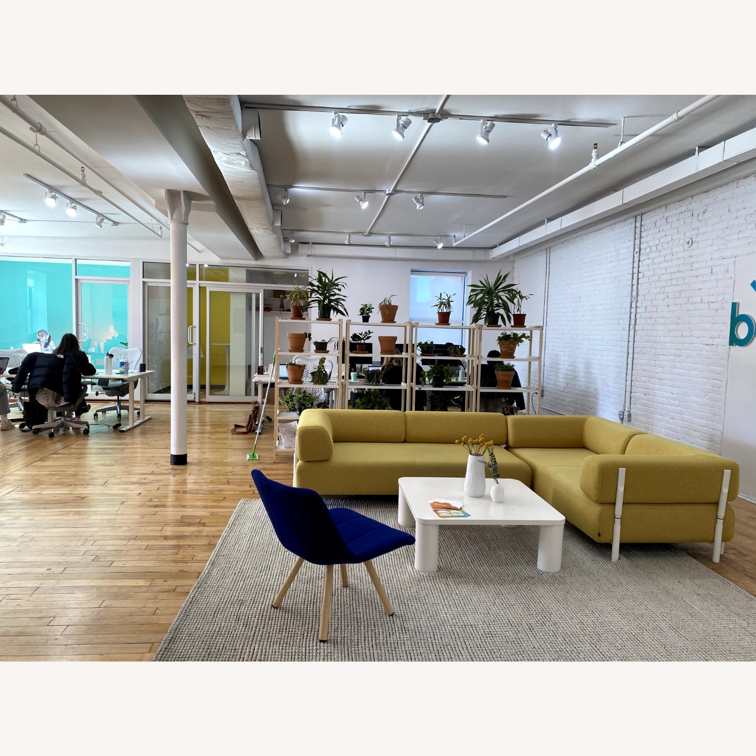 West Elm Hazel White Coffee Table - image-3