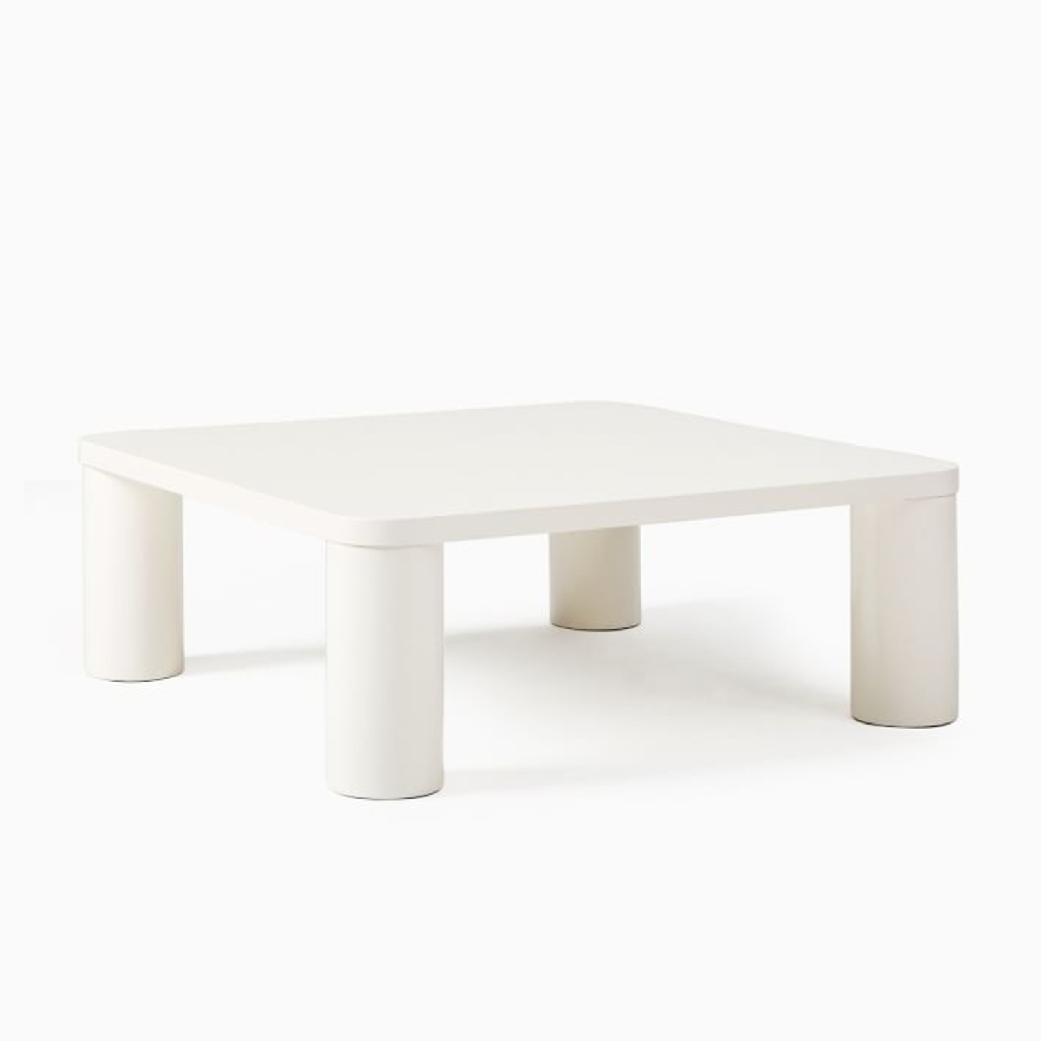 West Elm Hazel White Coffee Table - image-4