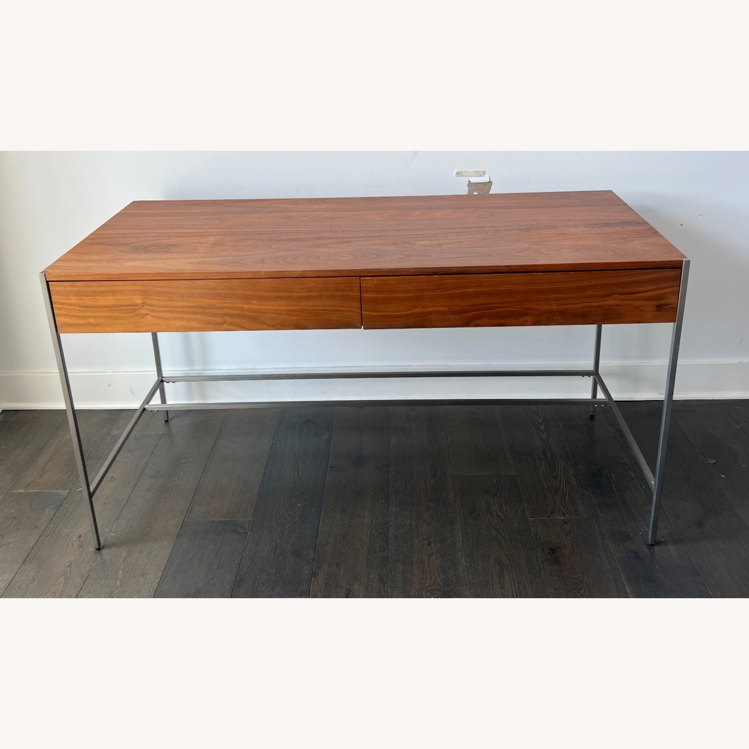 West Elm Zane Large Desk - Walnut - image-1