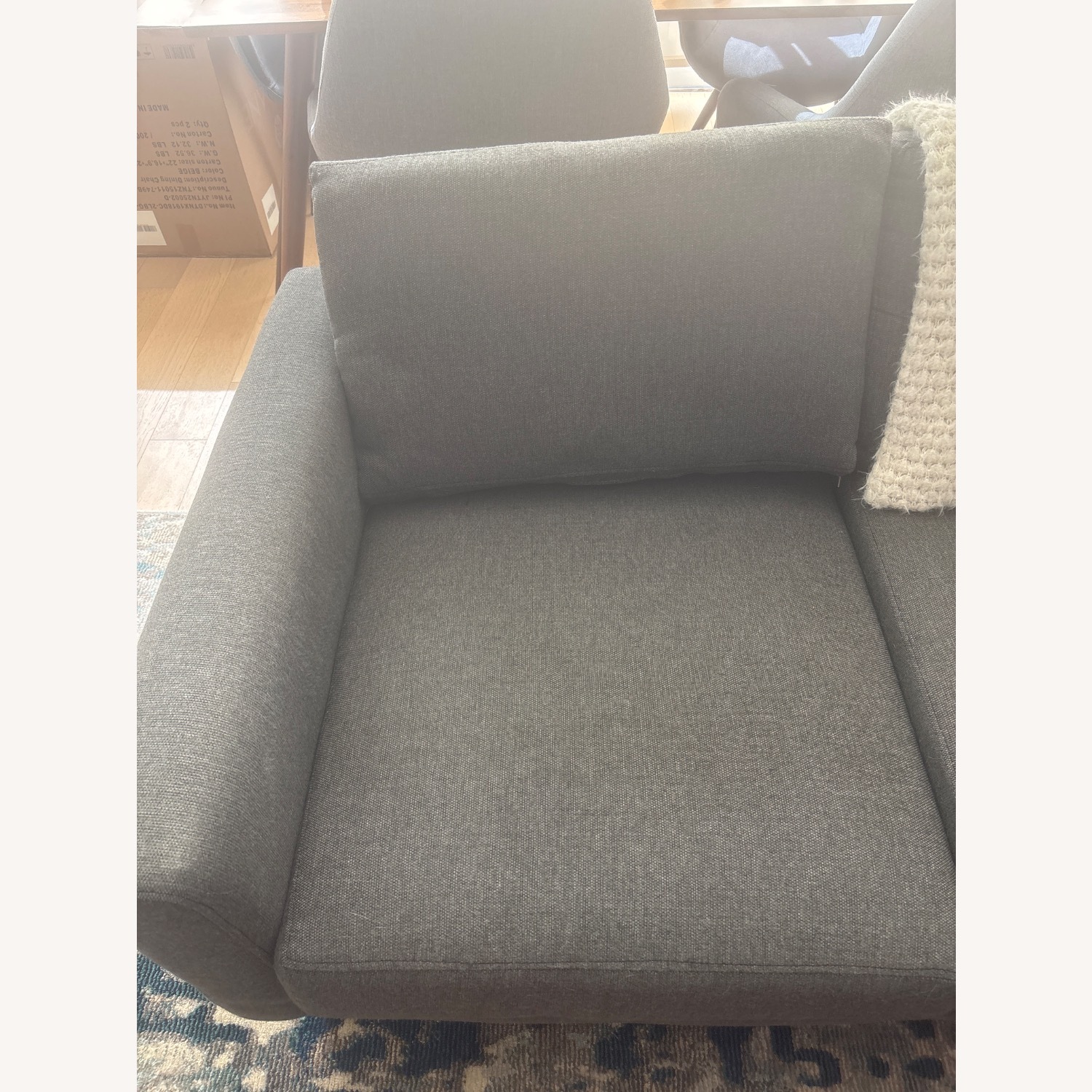 Burrow Nomad 9 Pieces Gray Fabric Configurable Sectional Sofa - image-5