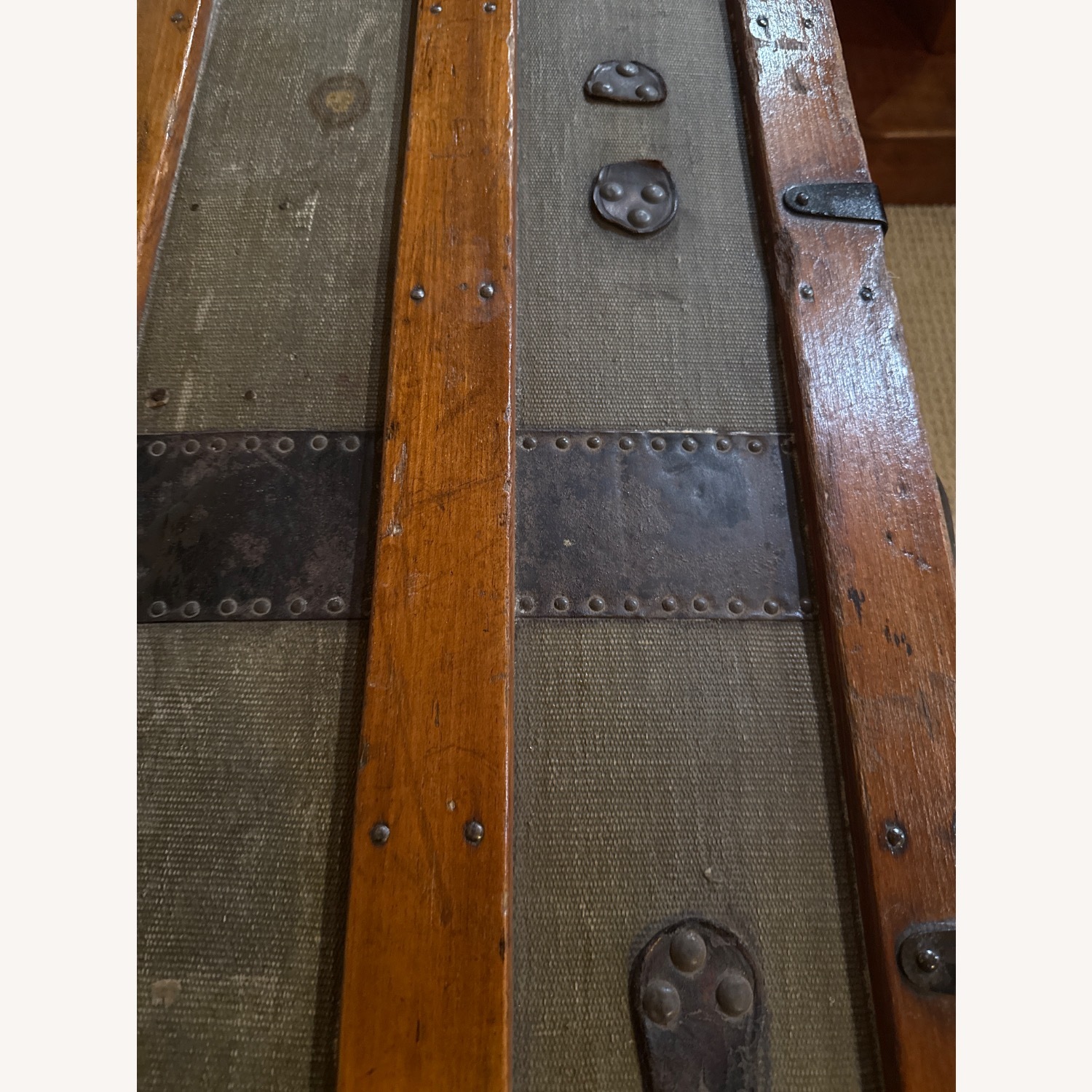 Vintage/Antique Finds Dark Brown Wood Chest - image-4