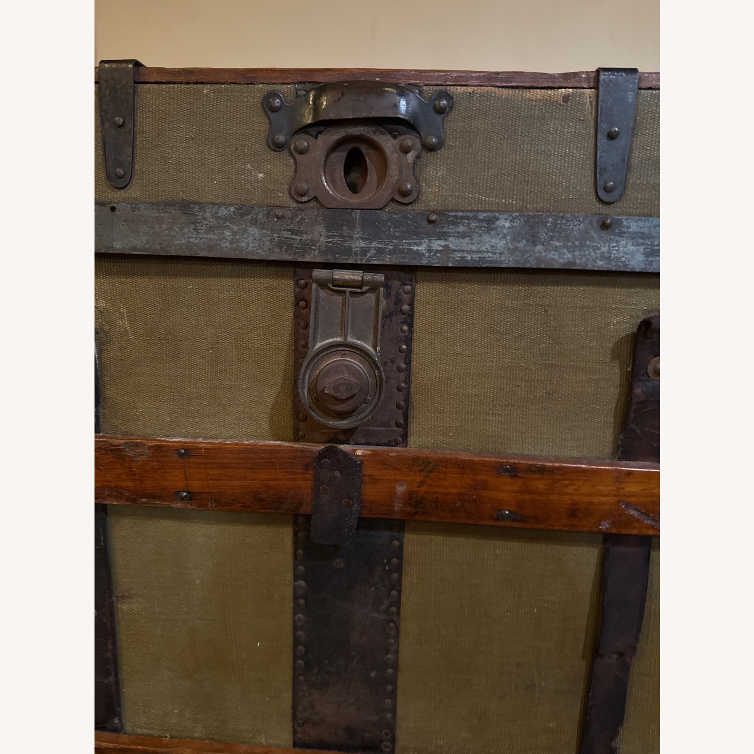 Vintage/Antique Finds Dark Brown Wood Chest - image-5