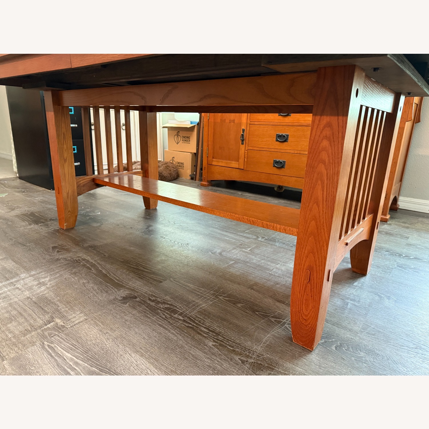 Mission Style Natural Wood Dining Sets - image-2