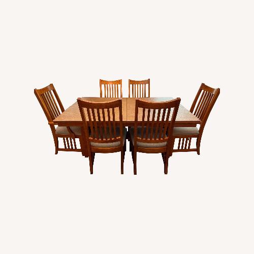 Used Mission Style Natural Wood Dining Sets for sale on AptDeco