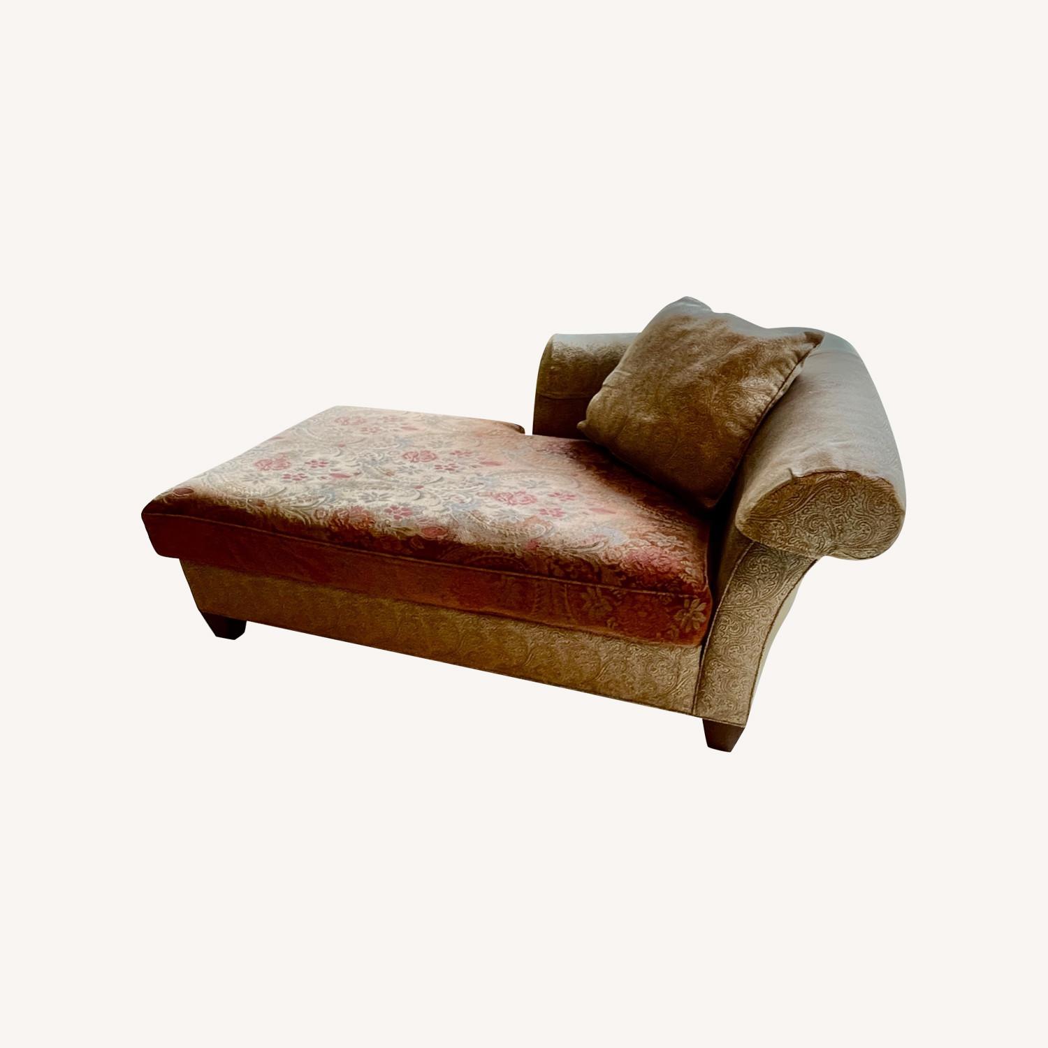Stickley Audi & Co Fabric Chair and a Half - image-0