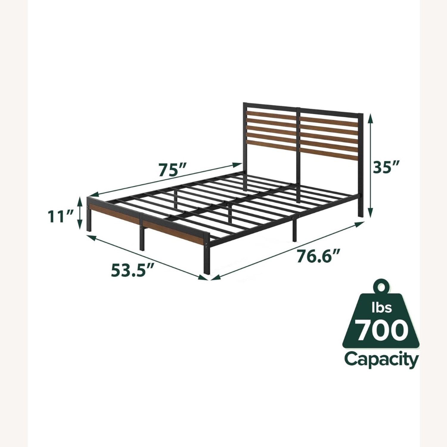 Zinus Bamboo Platform Bed Frame - image-3