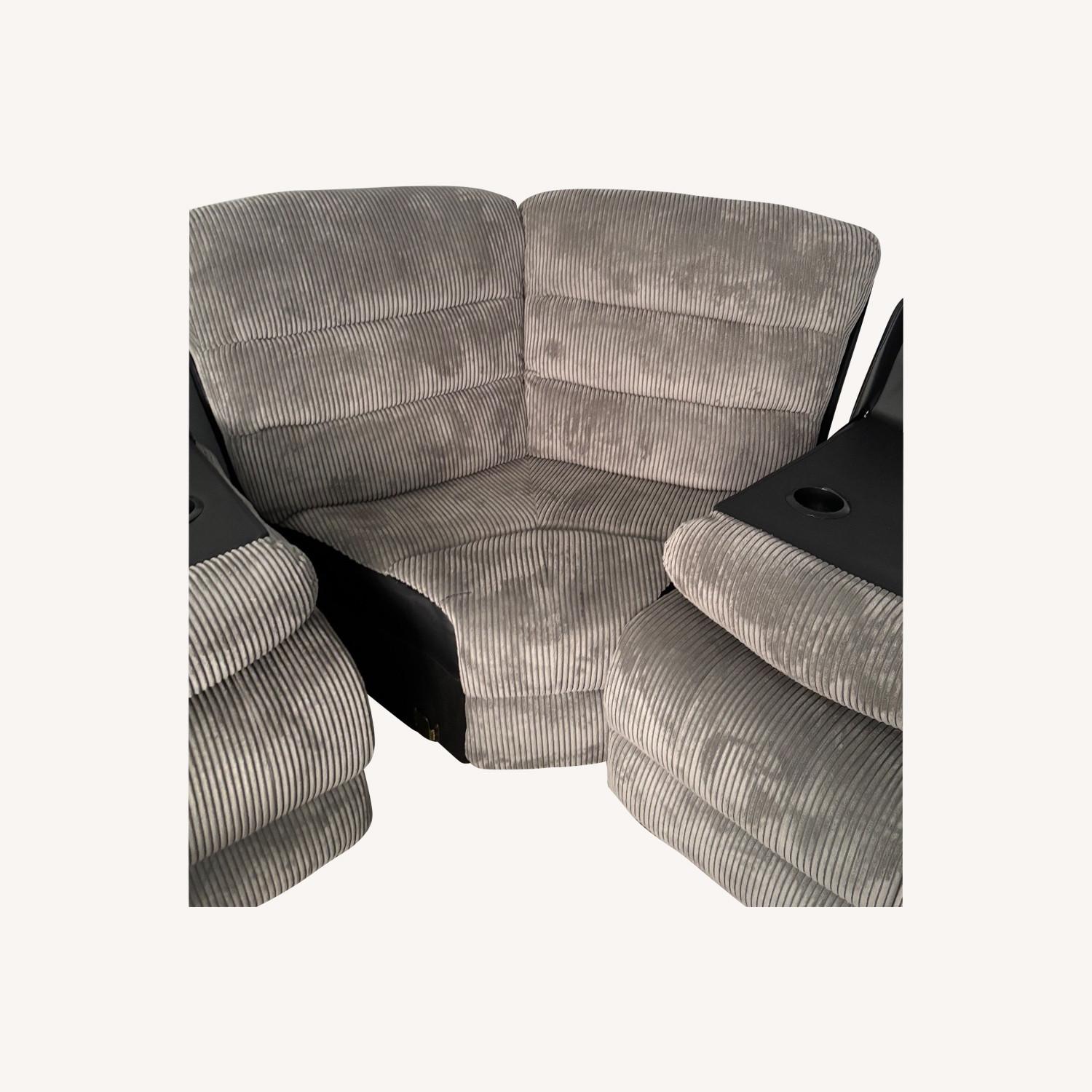 Ashley Furniture Dark Gray 3+ Piece Sectional - AptDeco