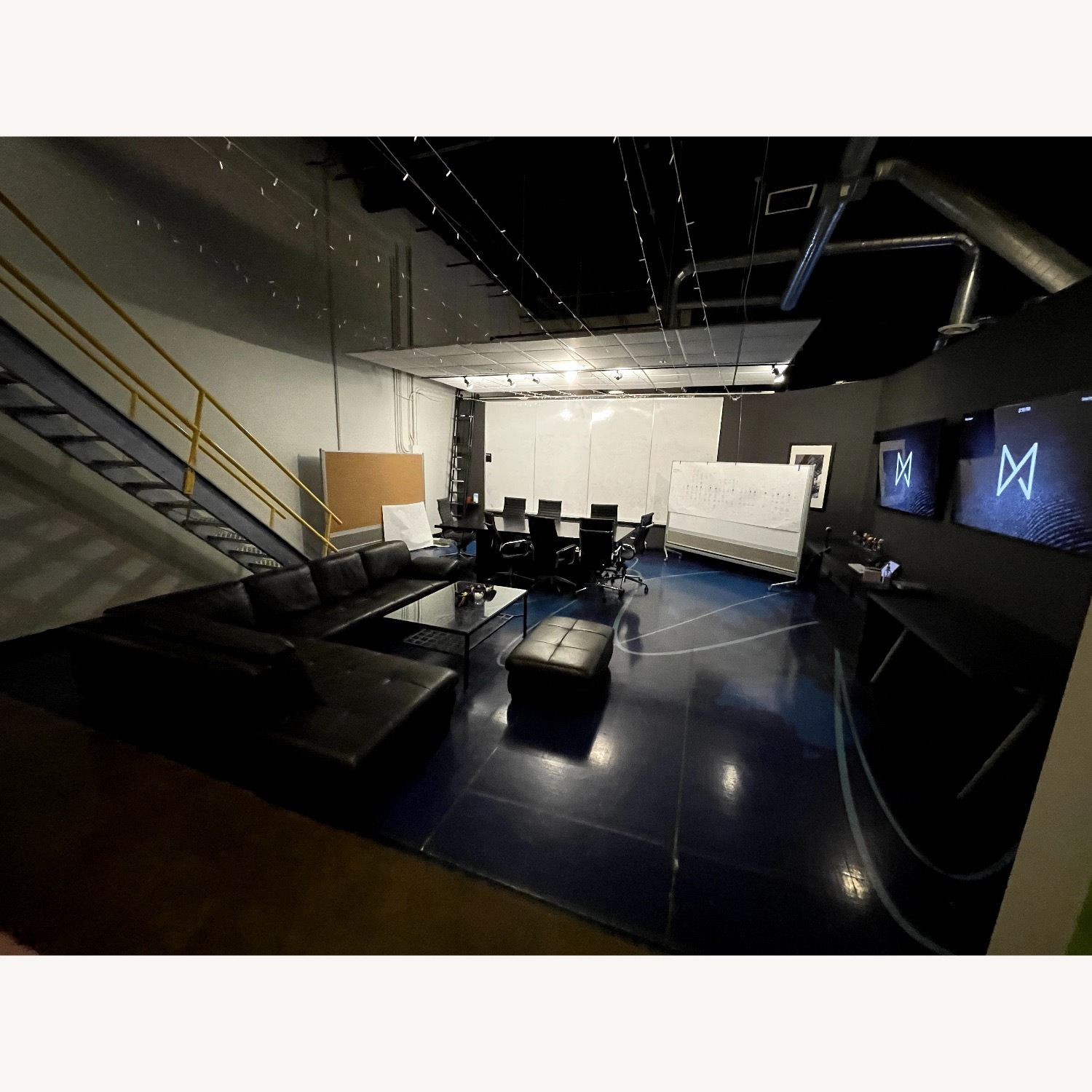 Dark Brown Leather 3+ Piece Sectional - image-2