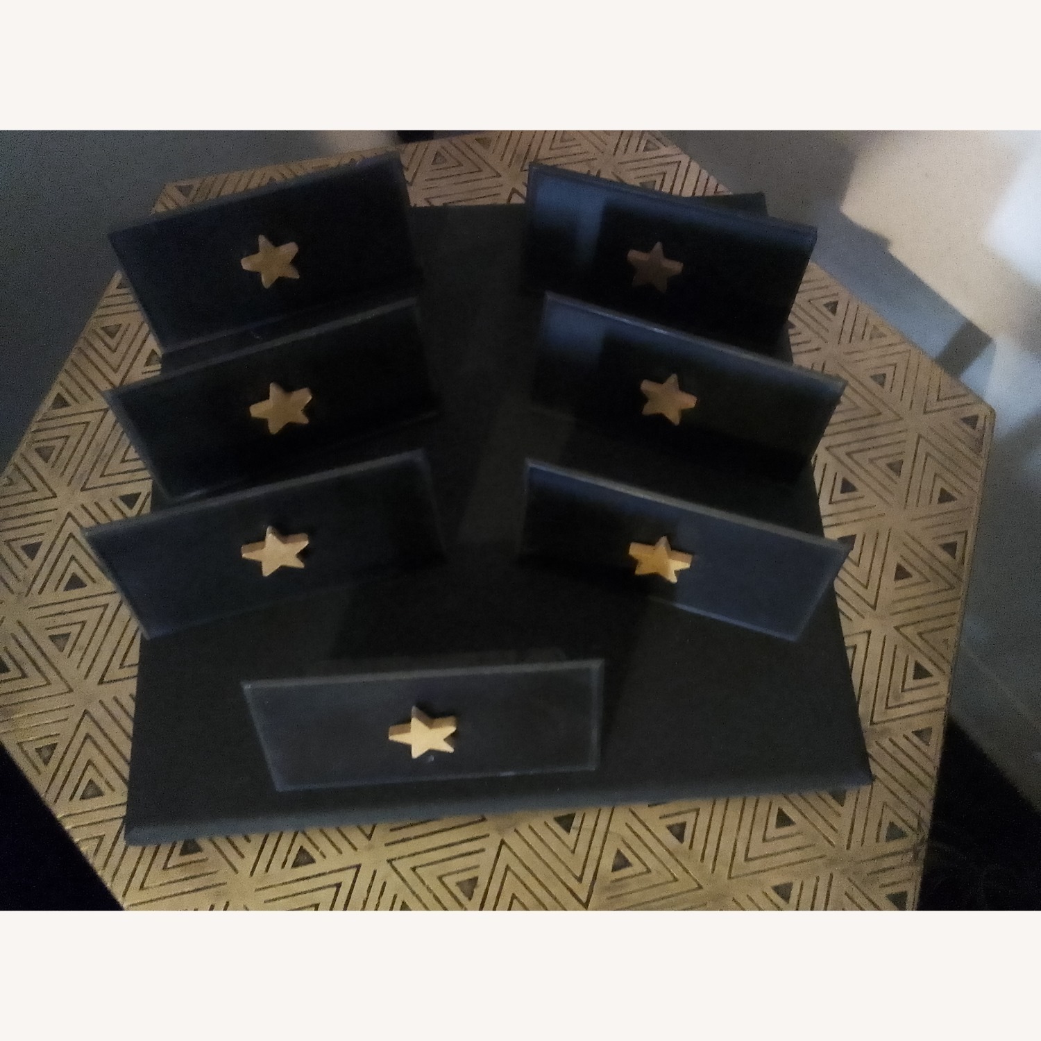 Pier 1 Imports Gold Side Table - image-1