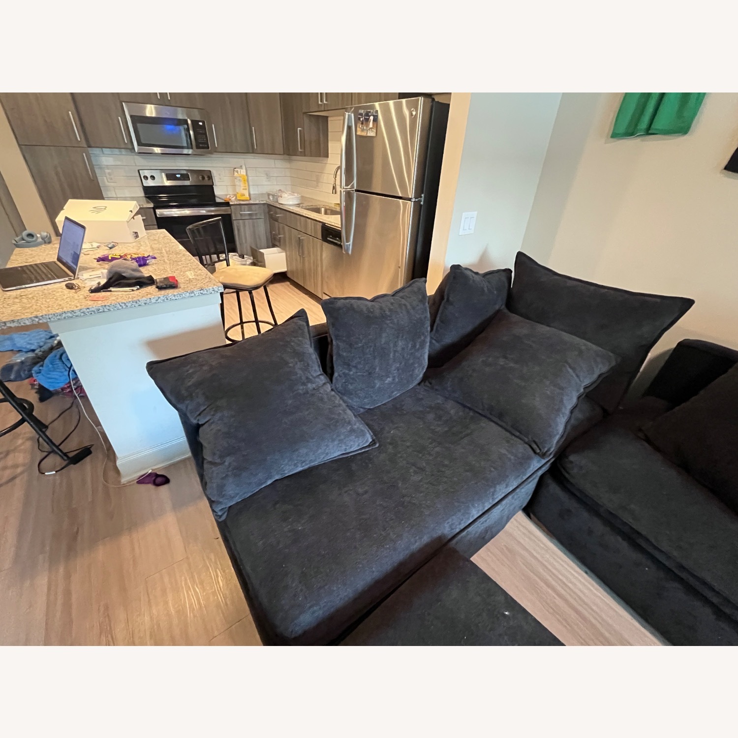 Black 3+ Piece Sectional - image-1