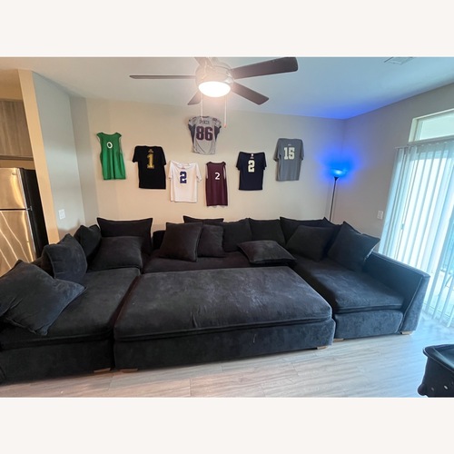 Used Black 3+ Piece Sectional for sale on AptDeco