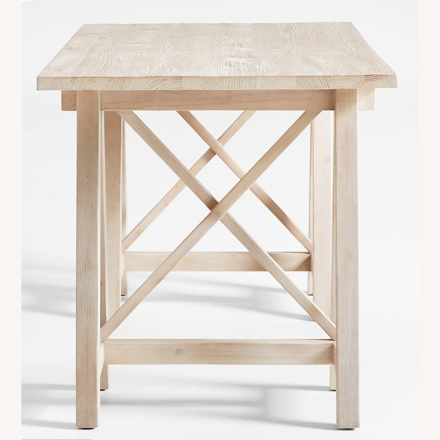 Crate & Barrel Leanne Ford Natural Wood Desk - image-3