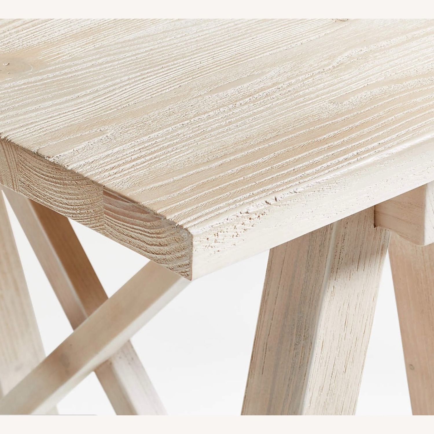 Crate & Barrel Leanne Ford Natural Wood Desk - image-4