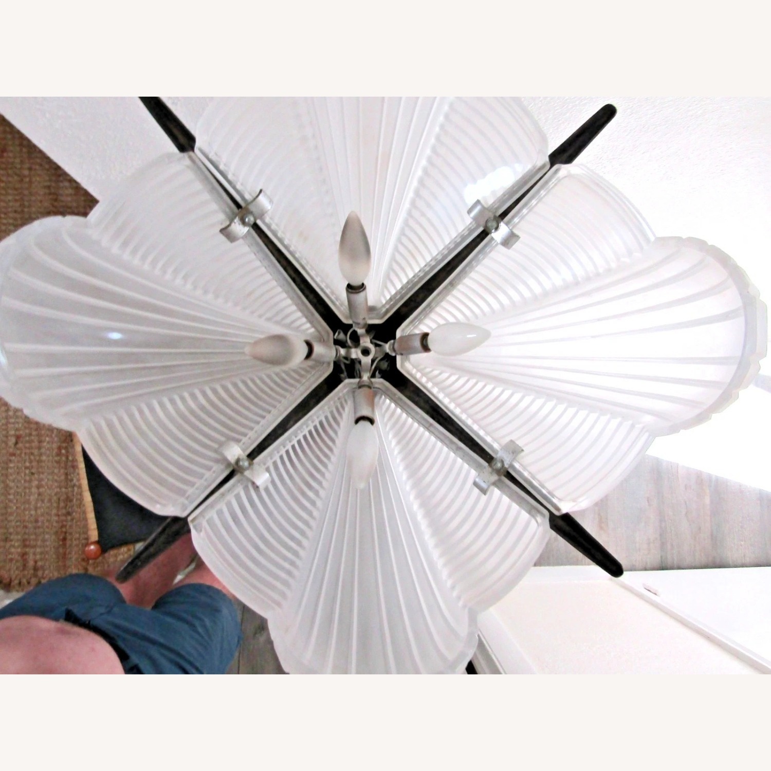 French Art Deco Atelier Petitot Bronze Floor Lamp - image-21