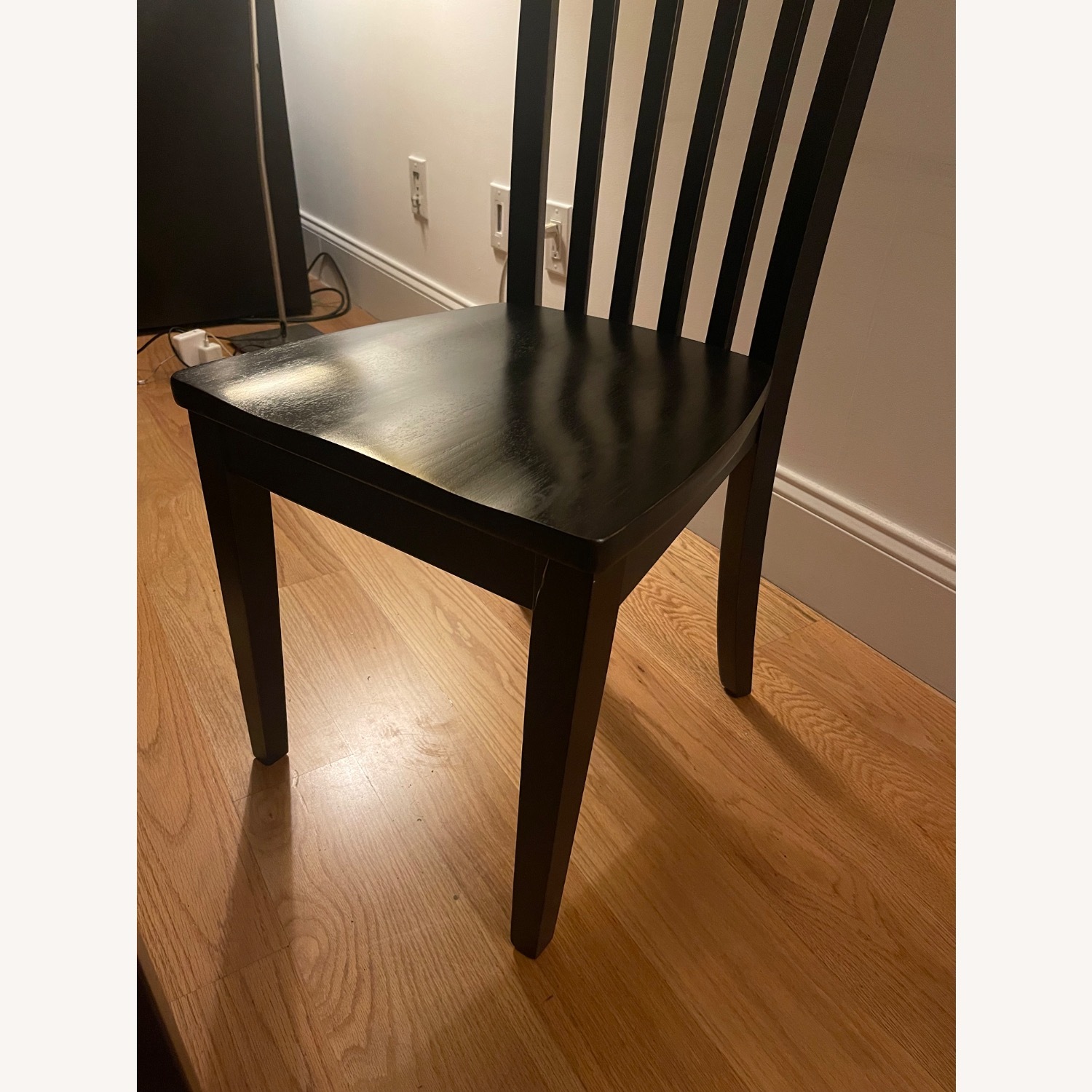 Elegant Black Wood Dining Set - image-4