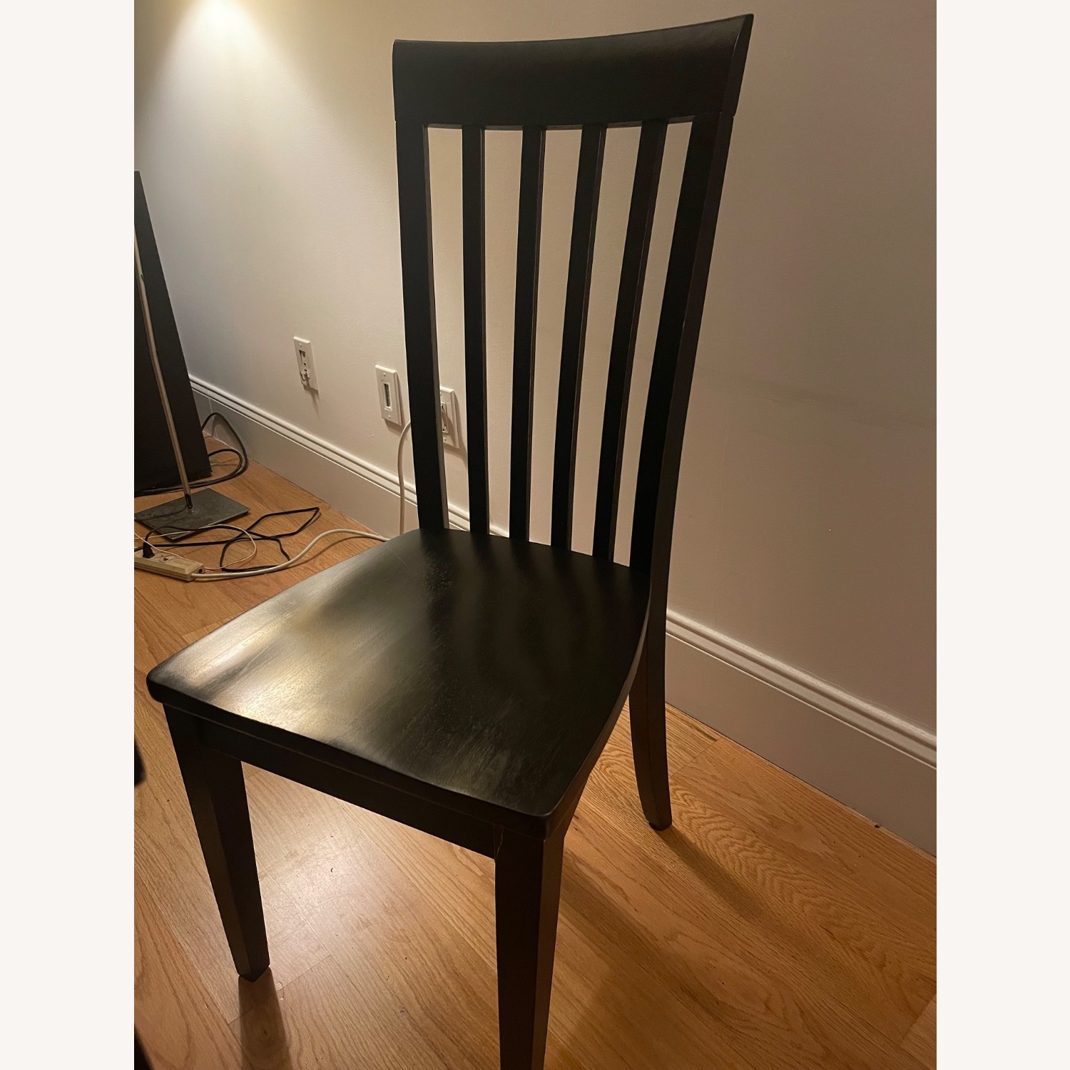 Elegant Black Wood Dining Set - image-5