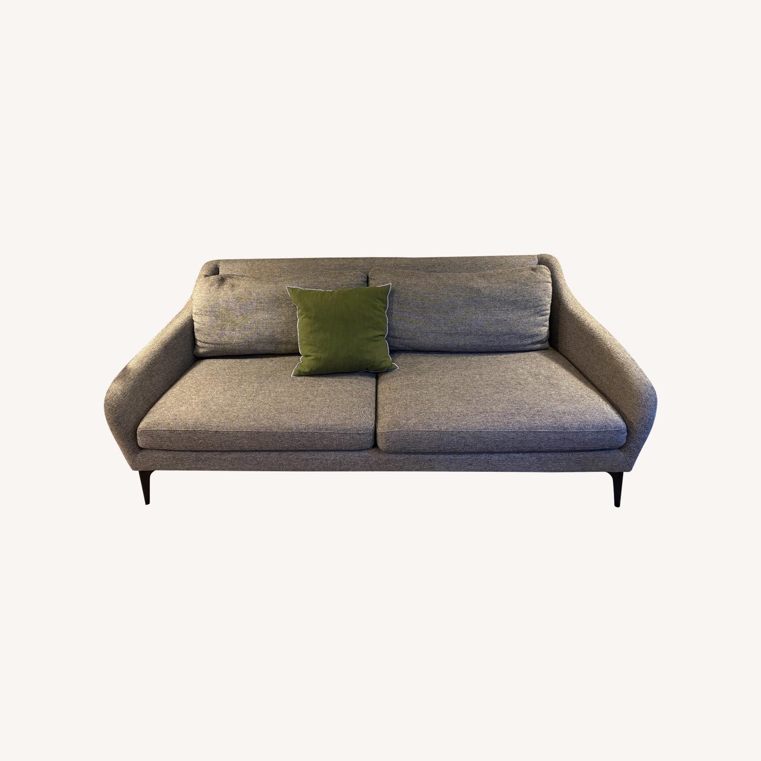 West Elm Alto Dark Gray Fabric 3+ Seater Sofa - image-0