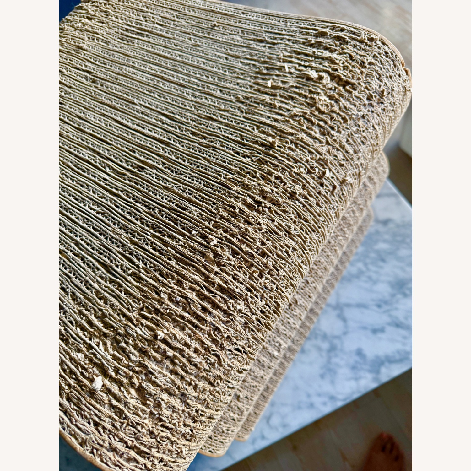 Frank Gehry Wiggle Natural Ottoman - image-10