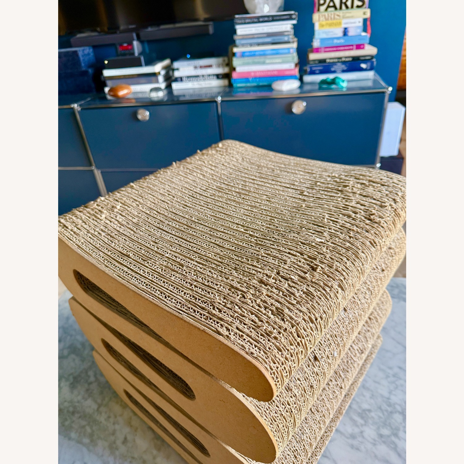 Frank Gehry Wiggle Natural Ottoman - image-6