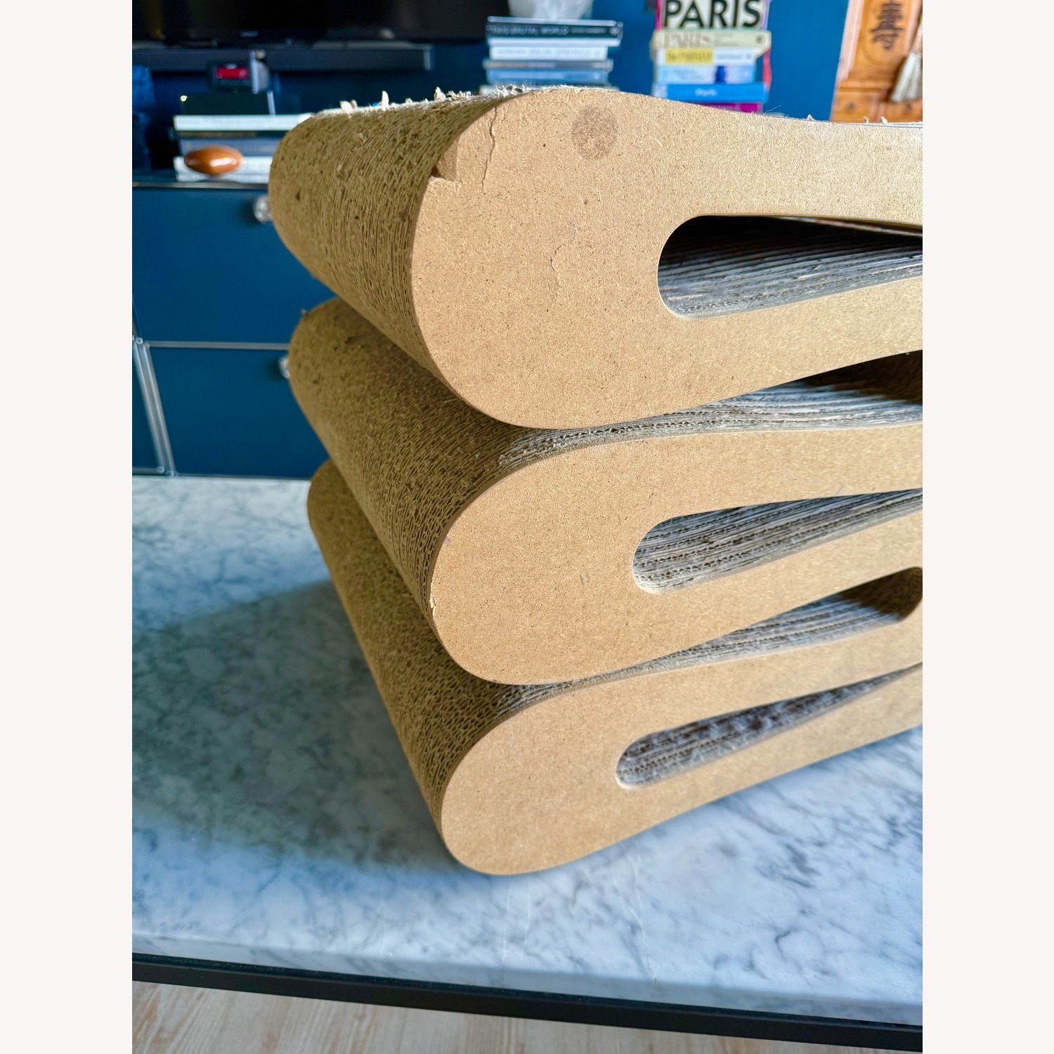 Frank Gehry Wiggle Natural Ottoman - image-5