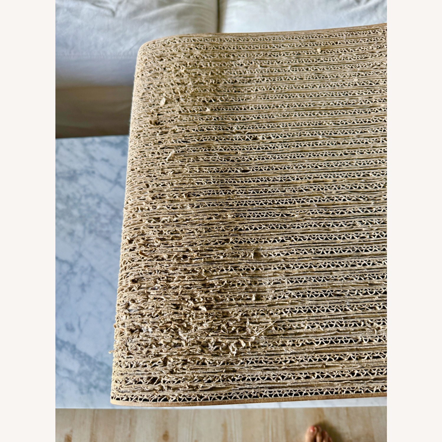 Frank Gehry Wiggle Natural Ottoman - image-7