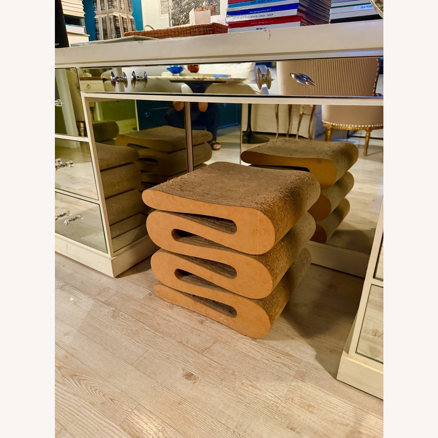 Frank Gehry Wiggle Natural Ottoman - image-12