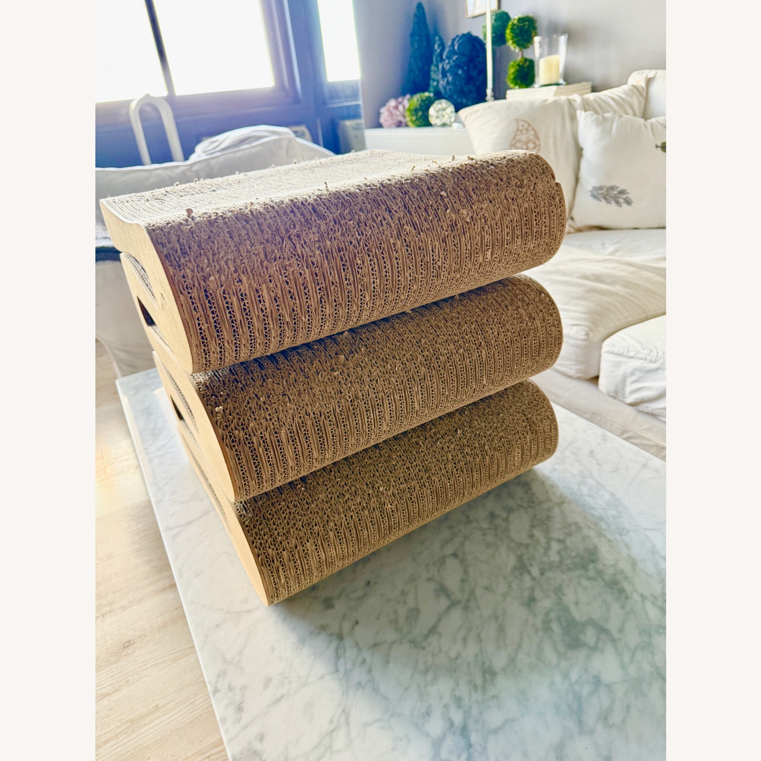 Frank Gehry Wiggle Natural Ottoman - image-3