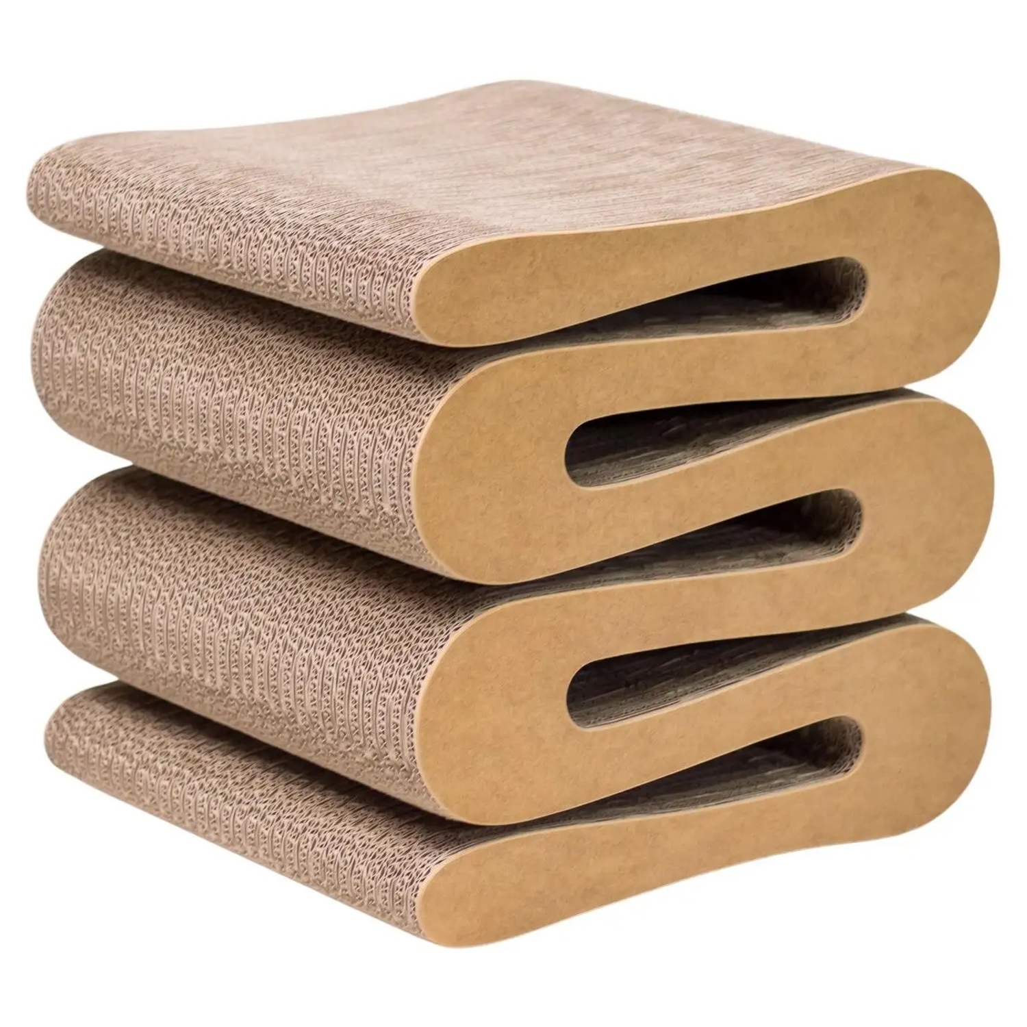 Frank Gehry Wiggle Natural Ottoman - image-11