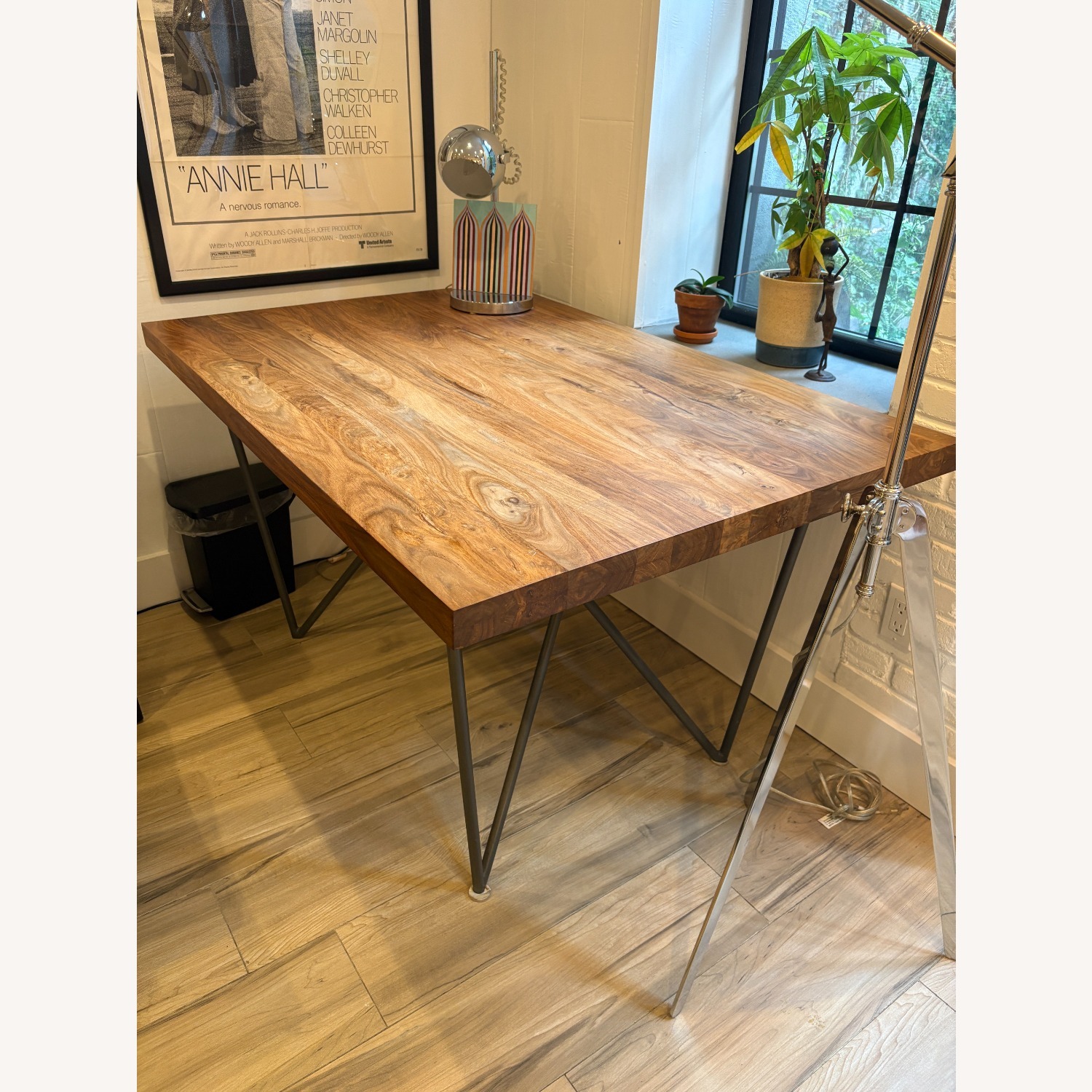 CB2 Dylan  Dark Brown Wood Desk - image-2