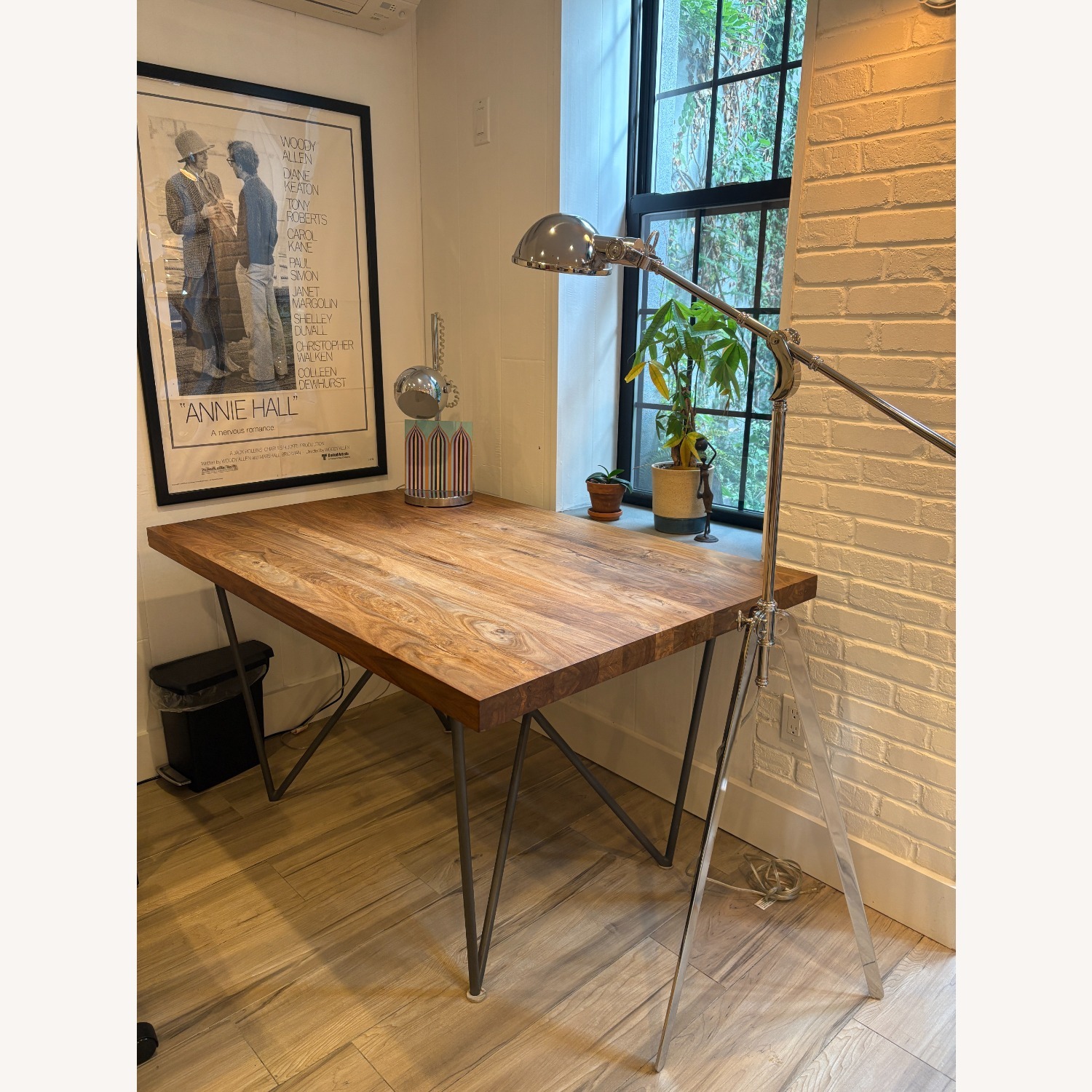 CB2 Dylan  Dark Brown Wood Desk - image-1