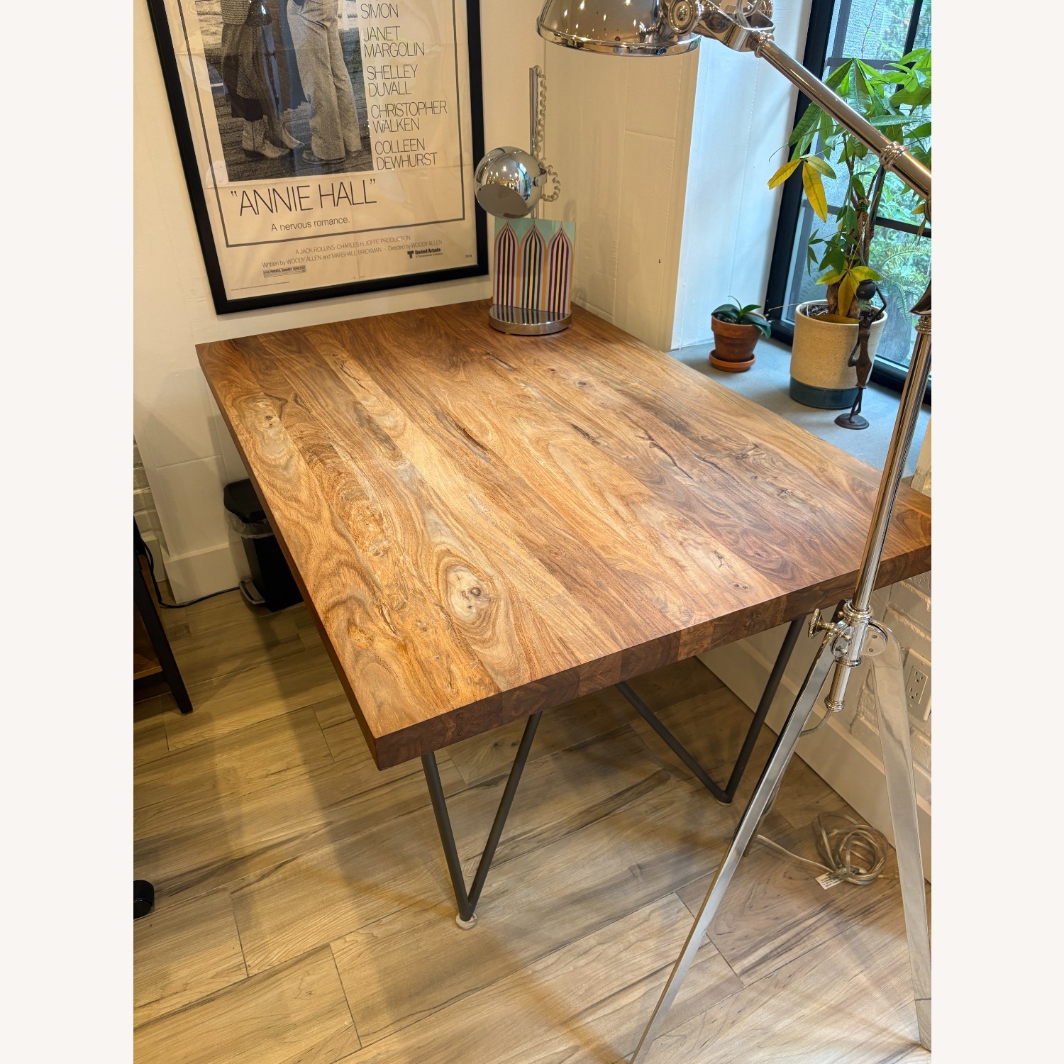 CB2 Dylan  Dark Brown Wood Desk - image-4