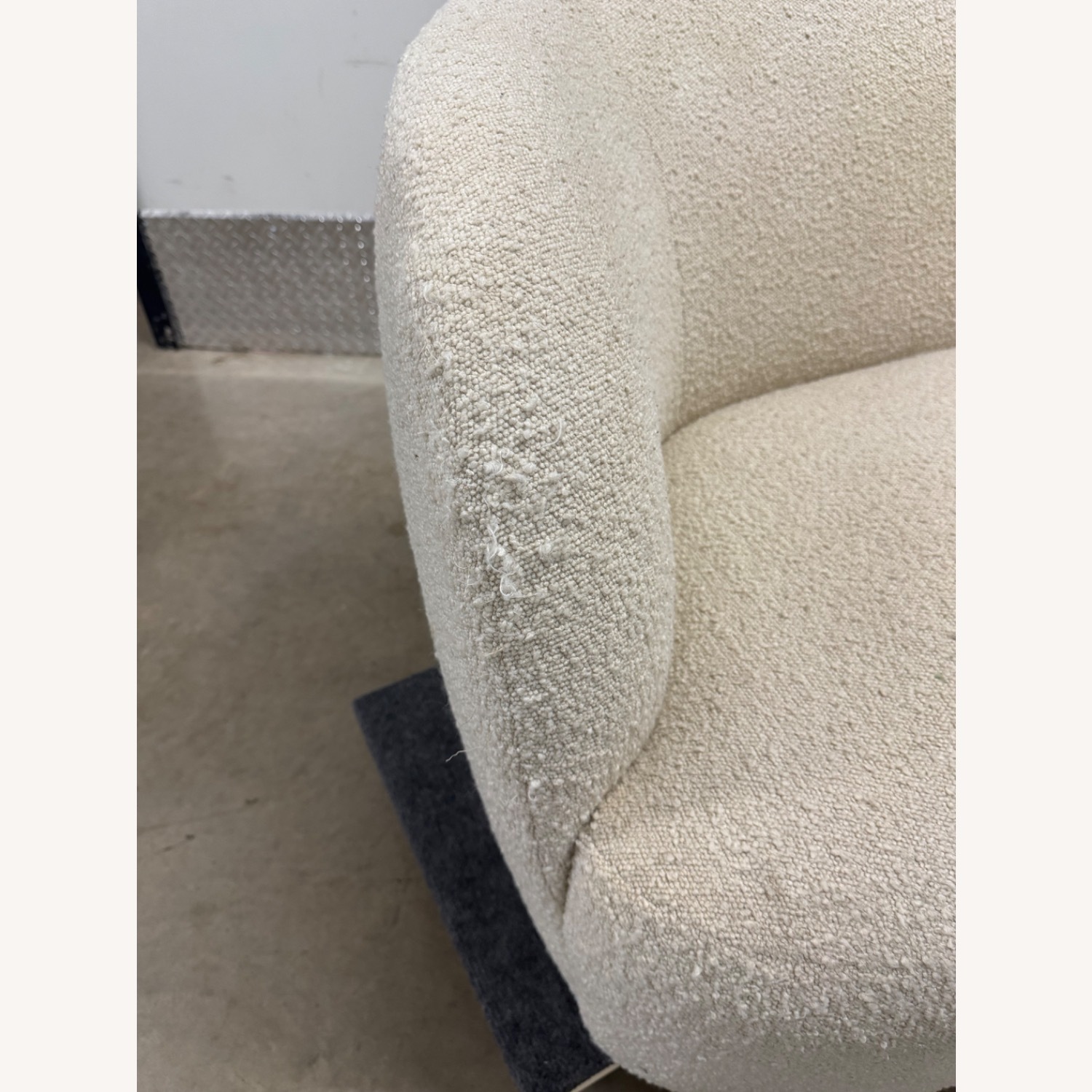 CB2 Gwyneth 68" Ivory Boucle Loveseat by goop - image-7