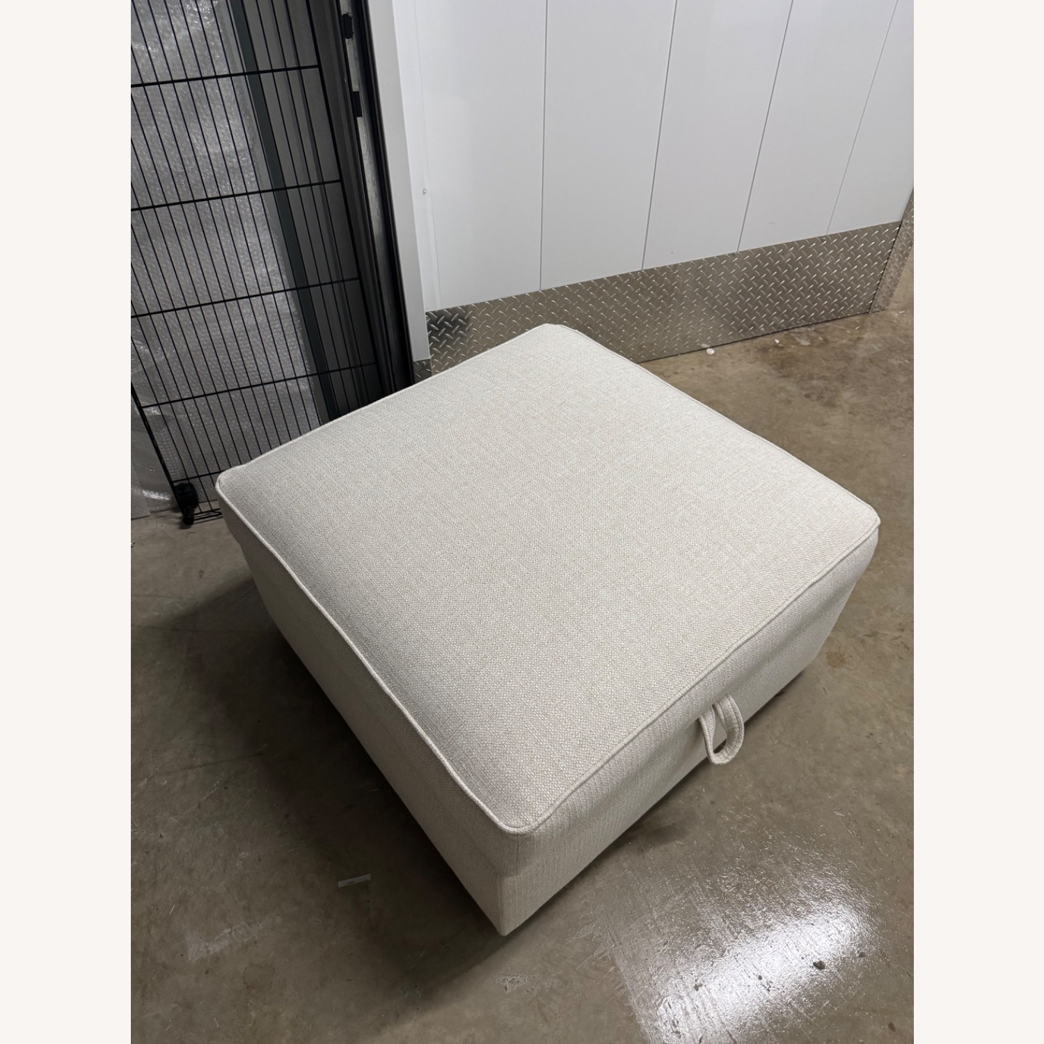 West Elm Harris Storage Ottoman - image-5