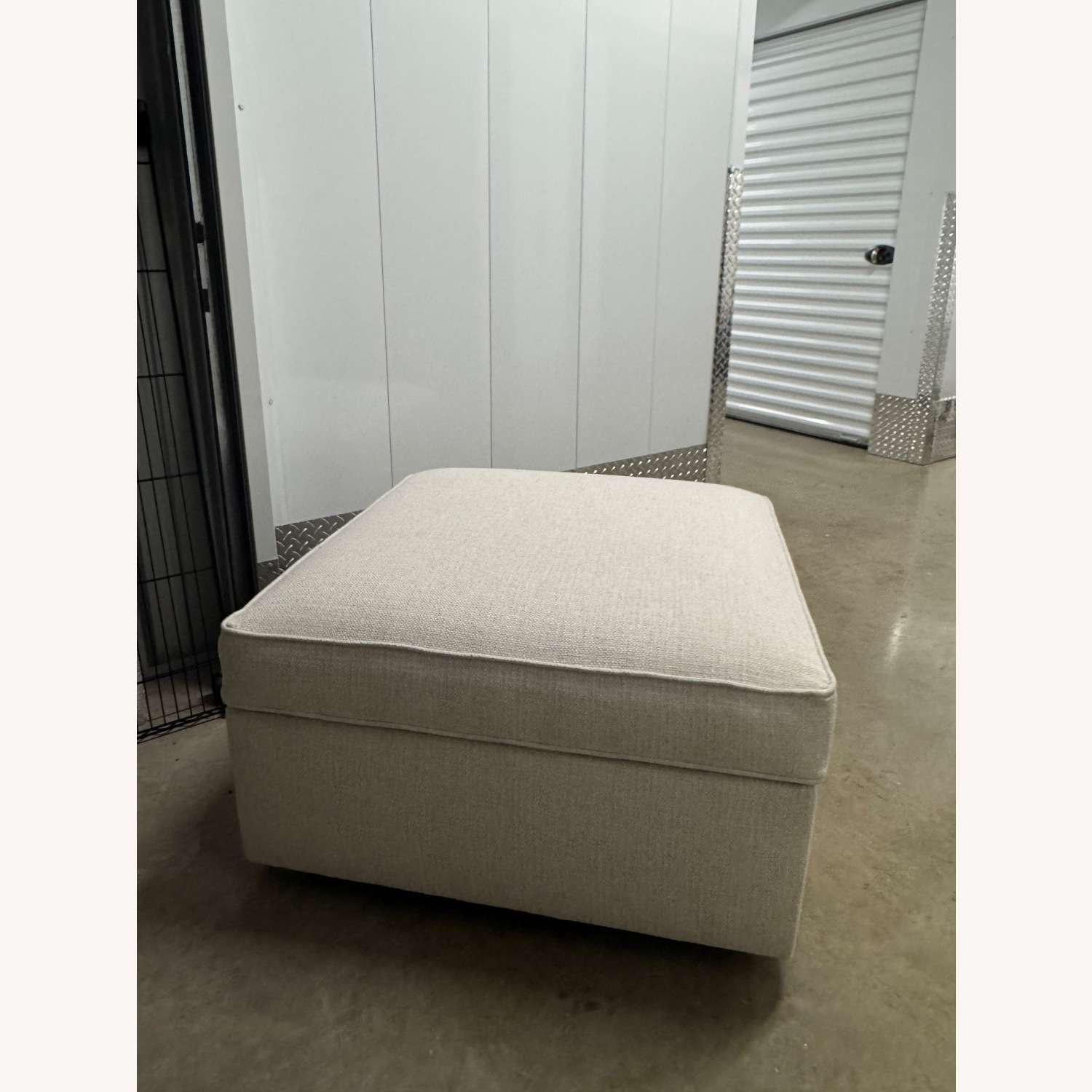 West Elm Harris Storage Ottoman - image-8