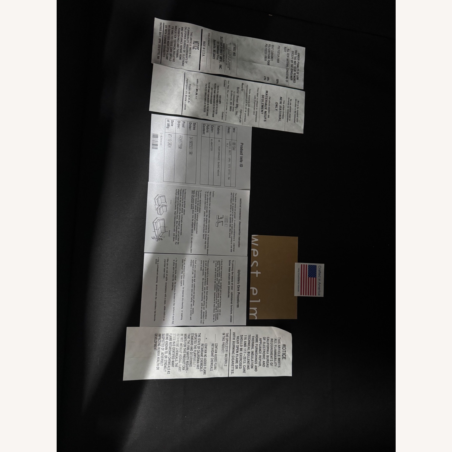 West Elm Harris Storage Ottoman - image-9