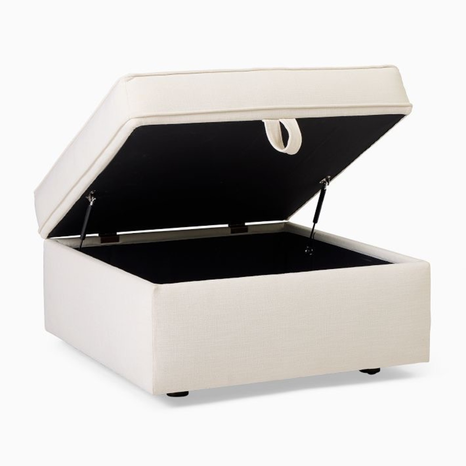 West Elm Harris Storage Ottoman - image-3