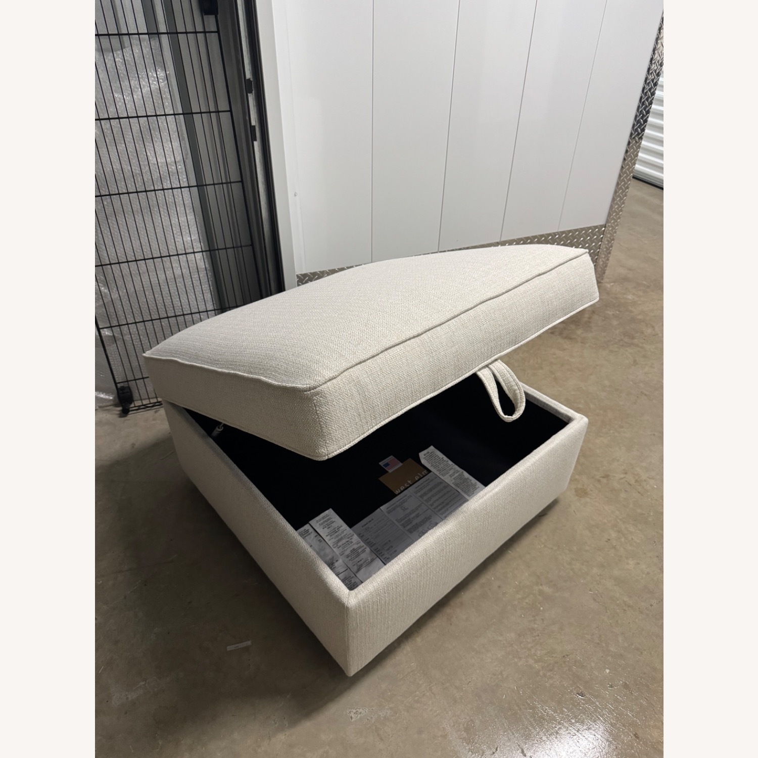 West Elm Harris Storage Ottoman - image-4