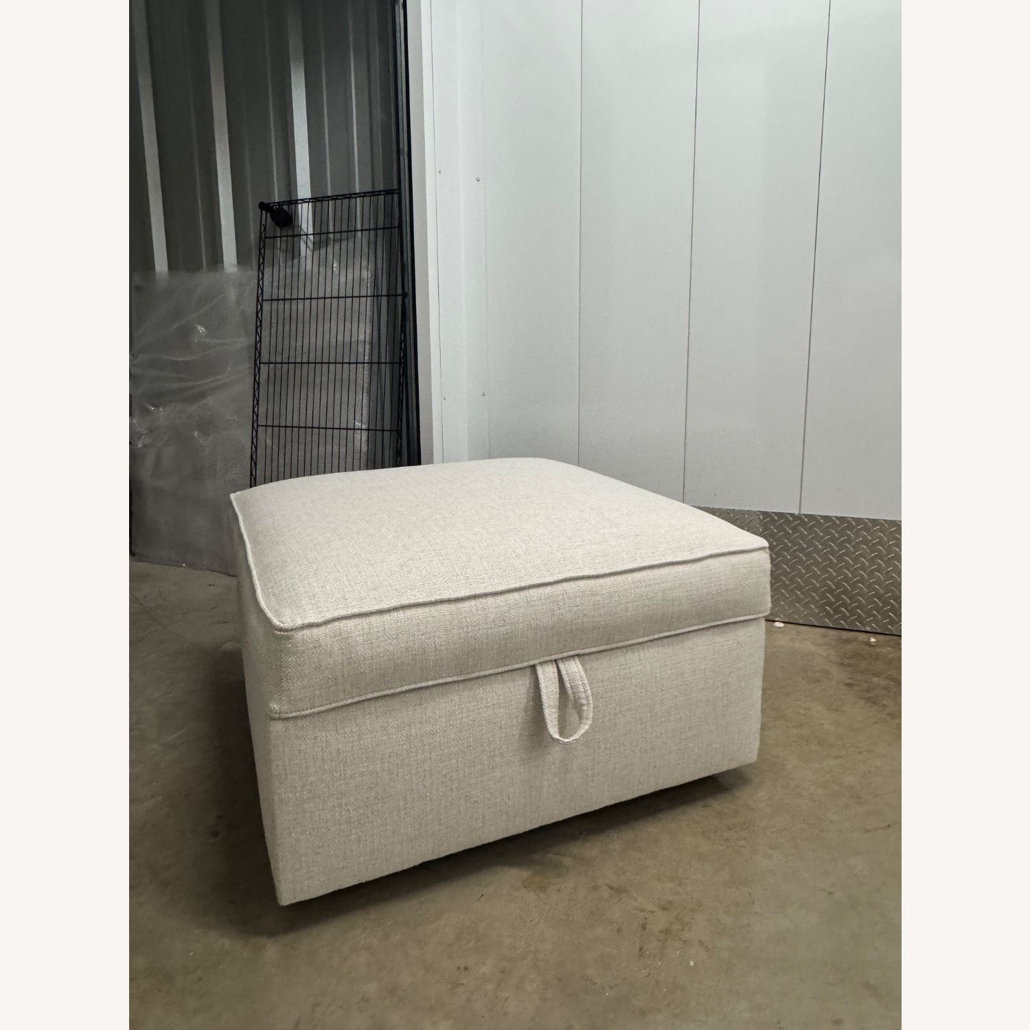 West Elm Harris Storage Ottoman - image-7