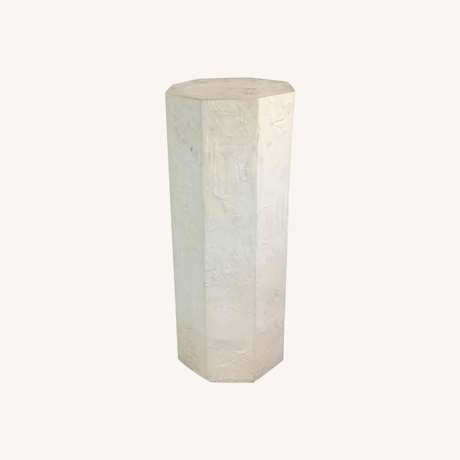 Vintage Modern Plaster Pedestal  - image-0