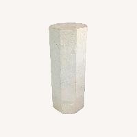 Vintage Modern Plaster Pedestal