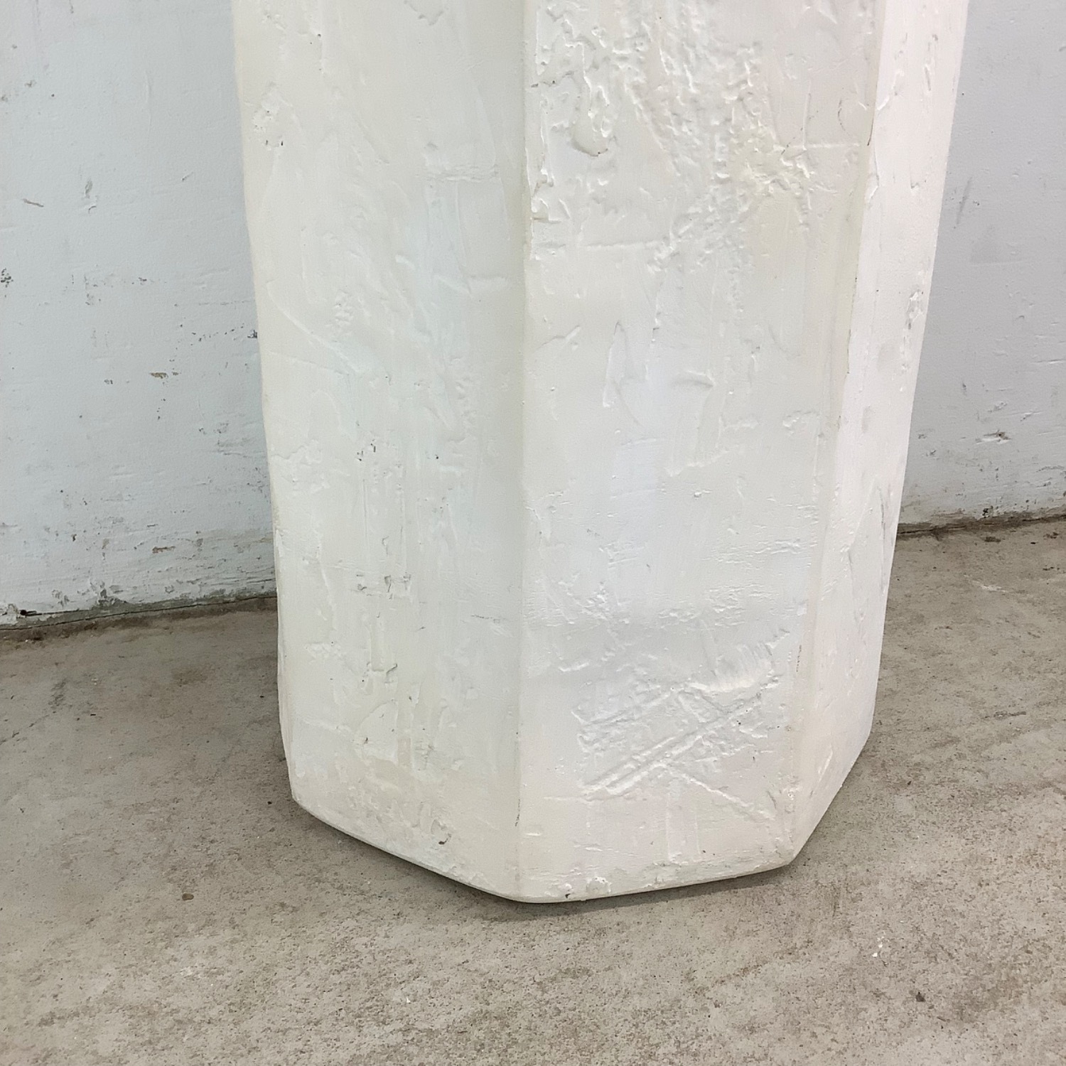 Vintage Modern Plaster Pedestal  - image-5