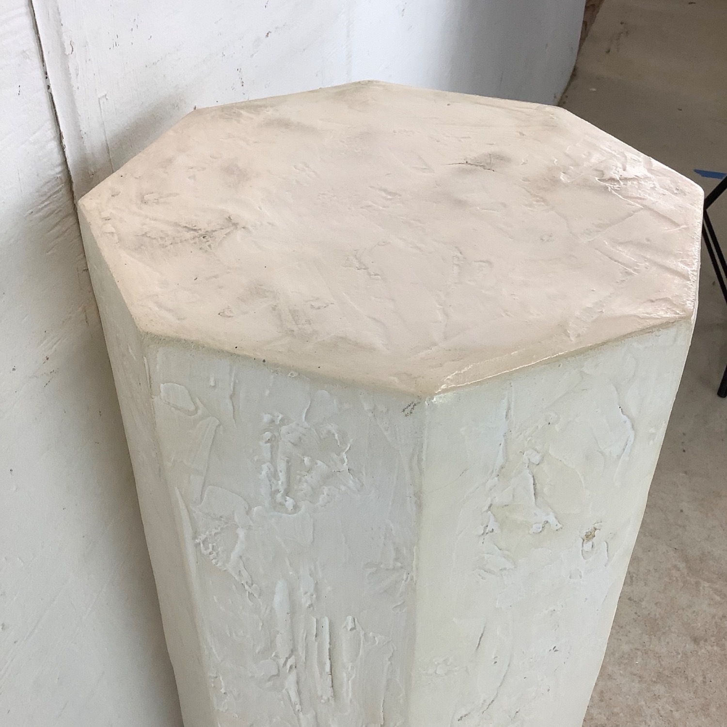 Vintage Modern Plaster Pedestal  - image-8