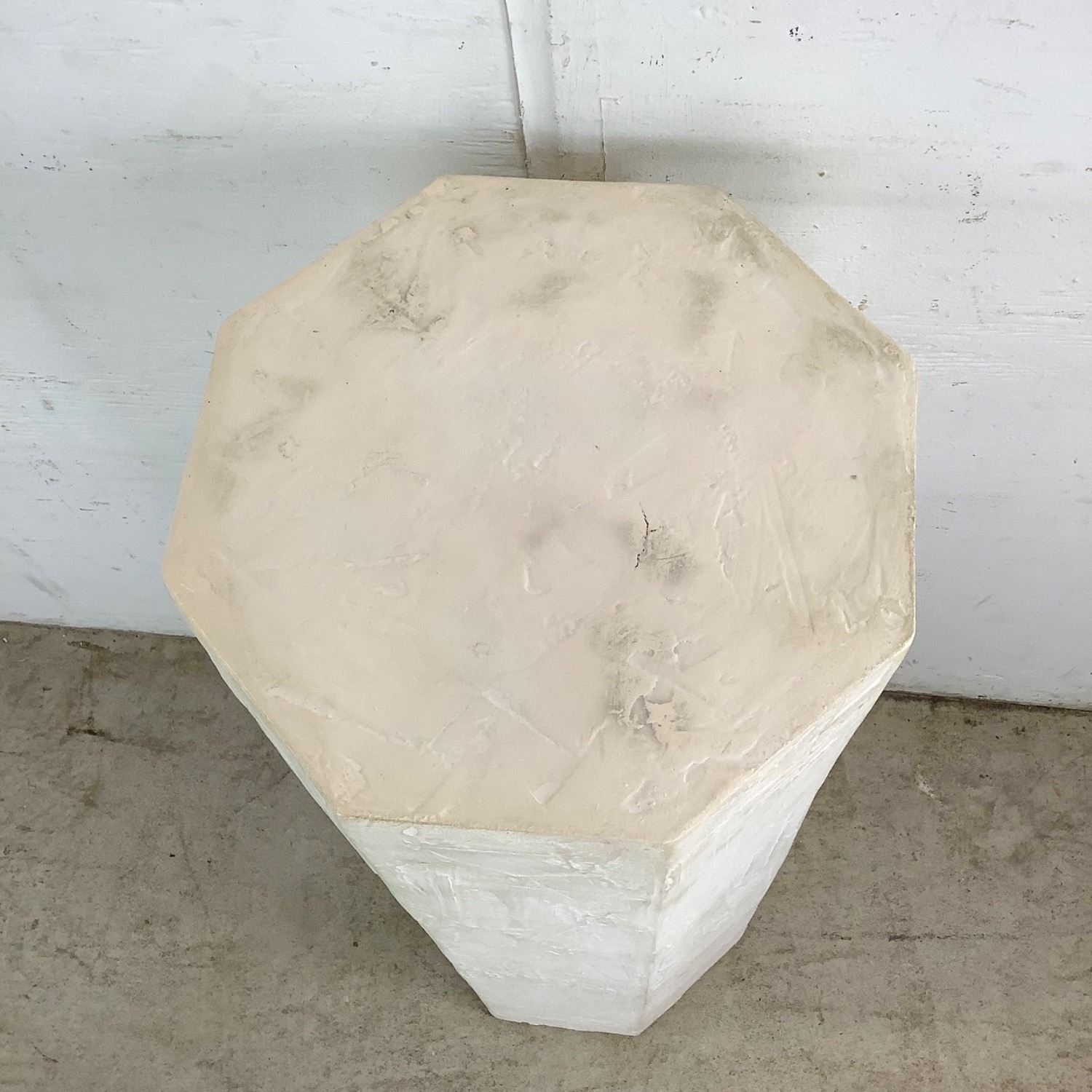 Vintage Modern Plaster Pedestal  - image-3