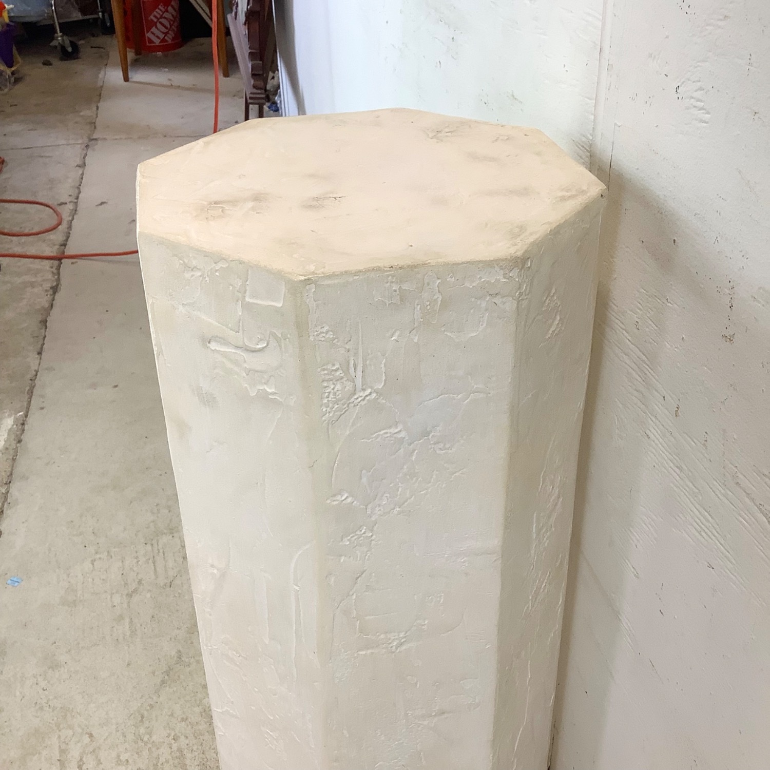 Vintage Modern Plaster Pedestal  - image-11