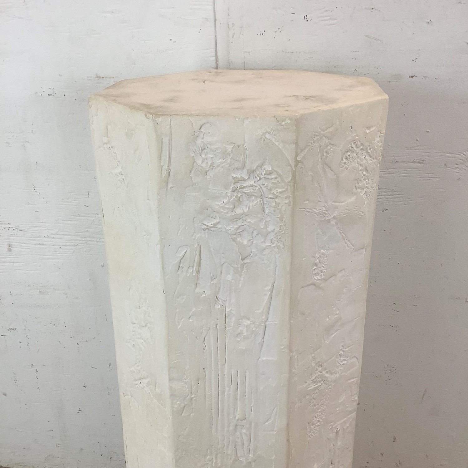 Vintage Modern Plaster Pedestal  - image-13
