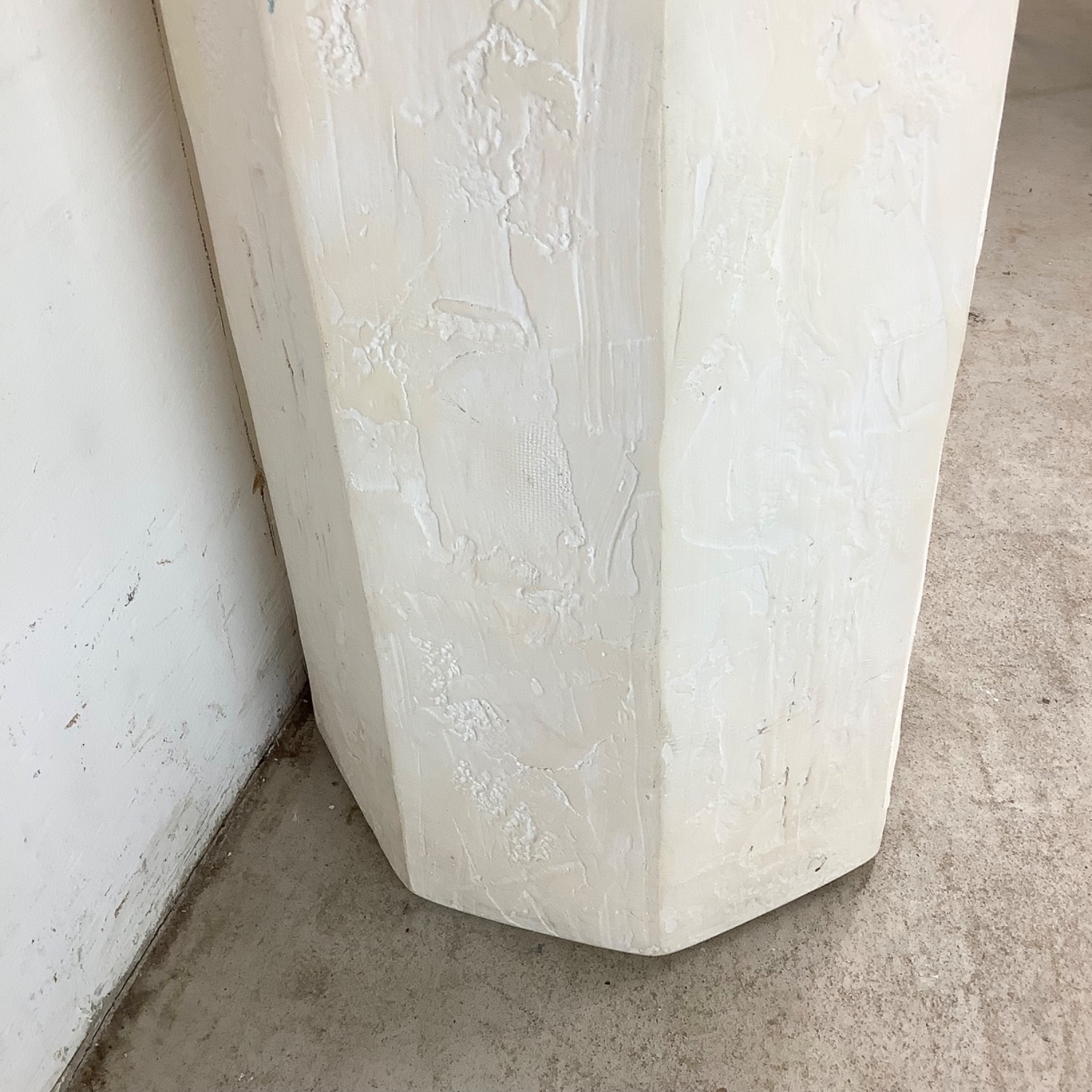 Vintage Modern Plaster Pedestal  - image-9