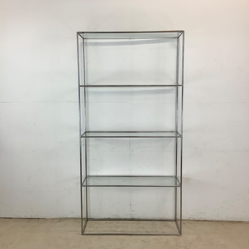Used Tall Vintage Etagere Bookcase for sale on AptDeco