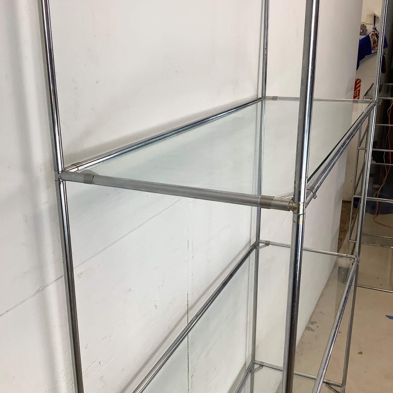 Tall Vintage Etagere Bookcase - image-10