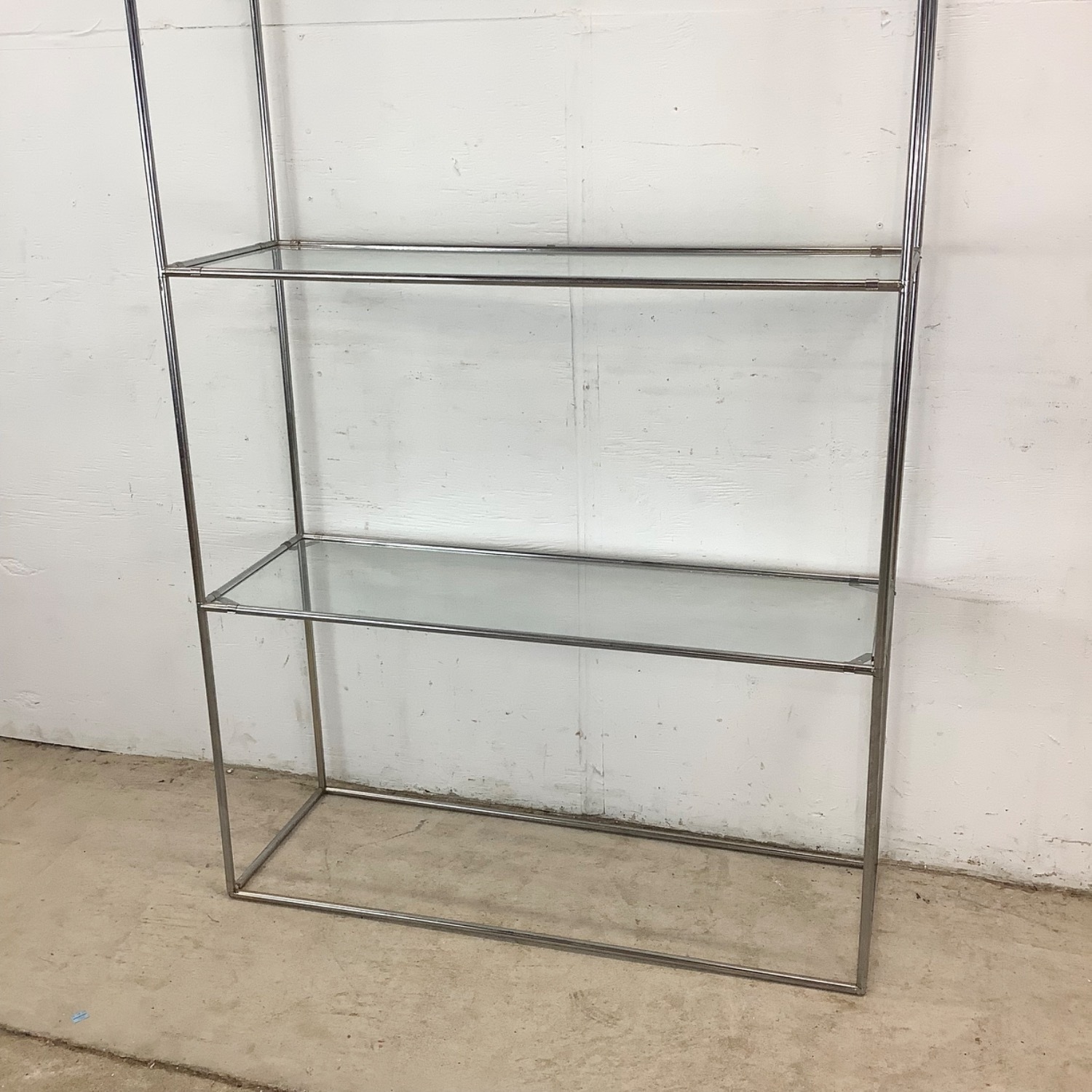 Tall Vintage Etagere Bookcase - image-4