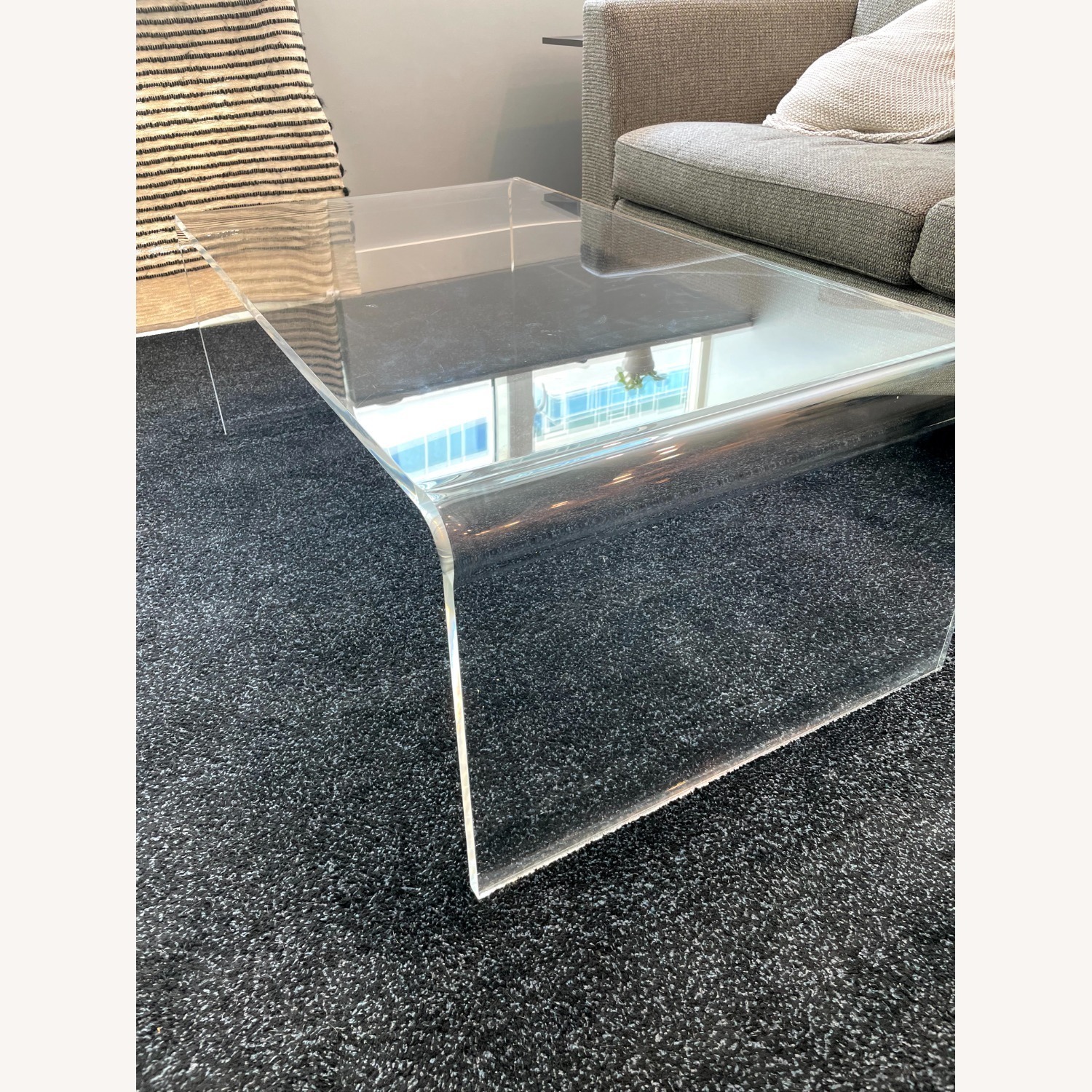 CB2 Peekaboo Acrylic Coffee Table - Like New - image-2